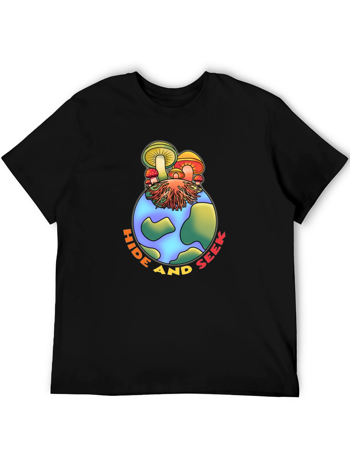 Hide and Seek Mushroom Earth Graphic Tee