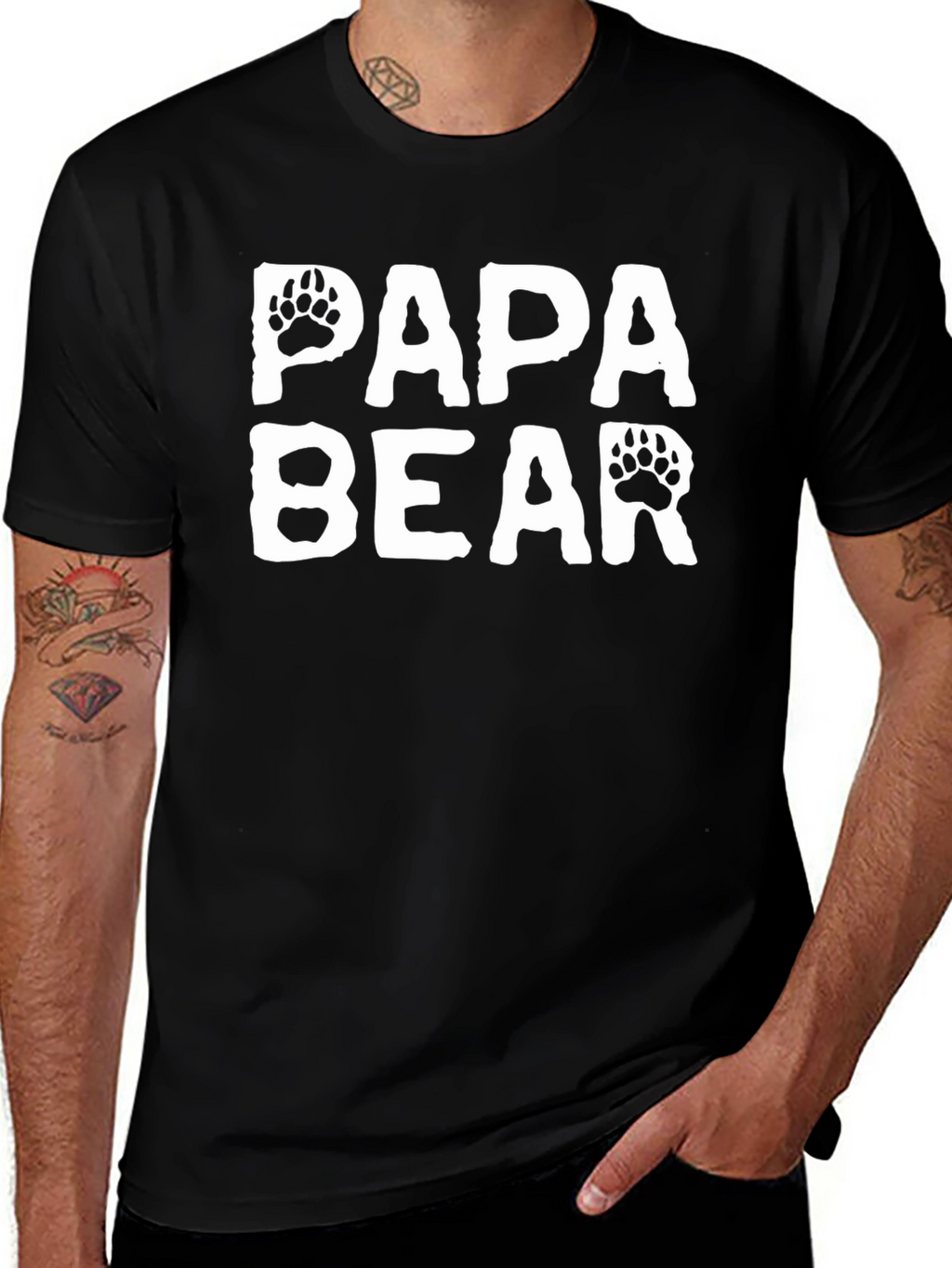 Papa Bear T-Shirt - Fathers Day Gift