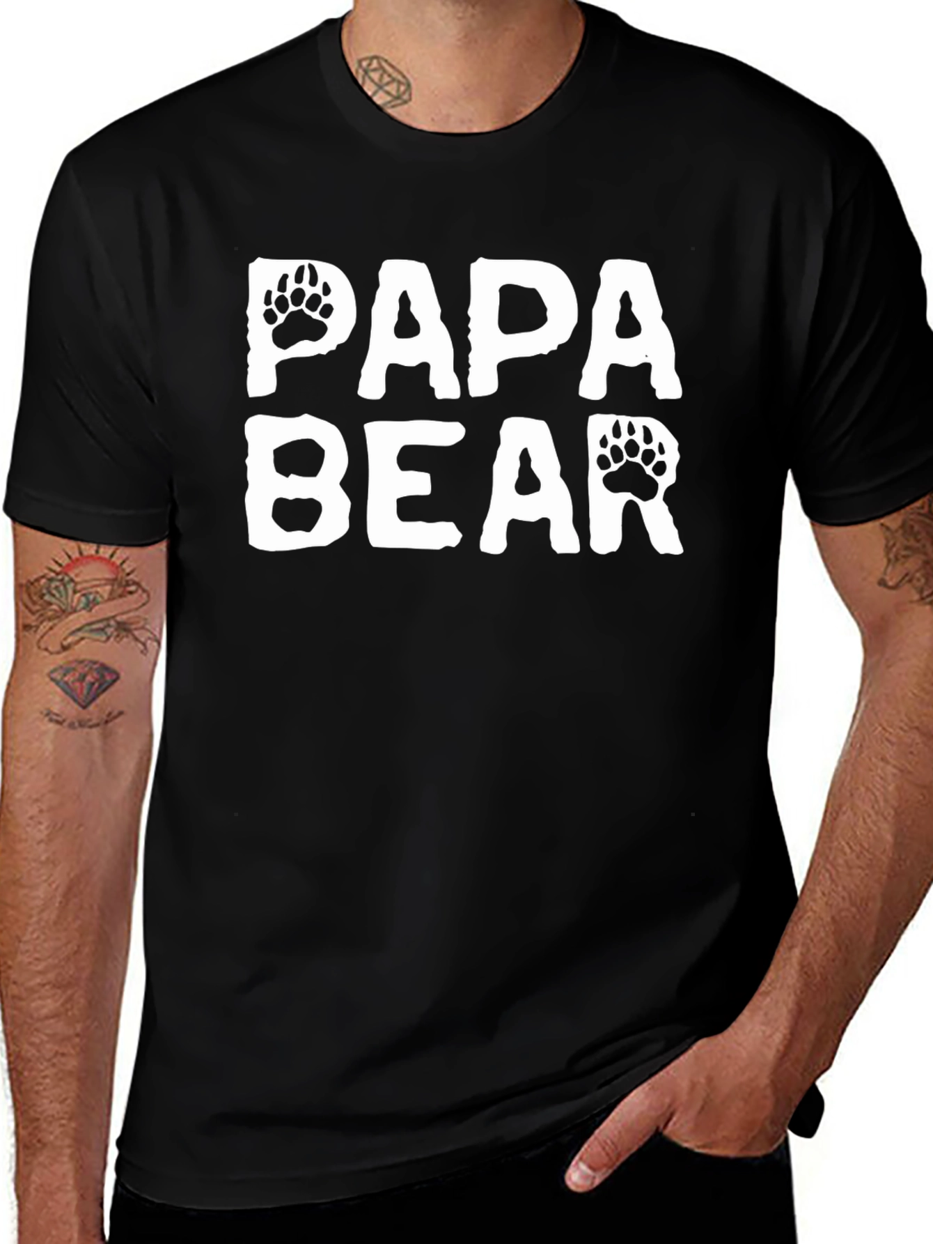 Papa Bear T-Shirt - Fathers Day Gift