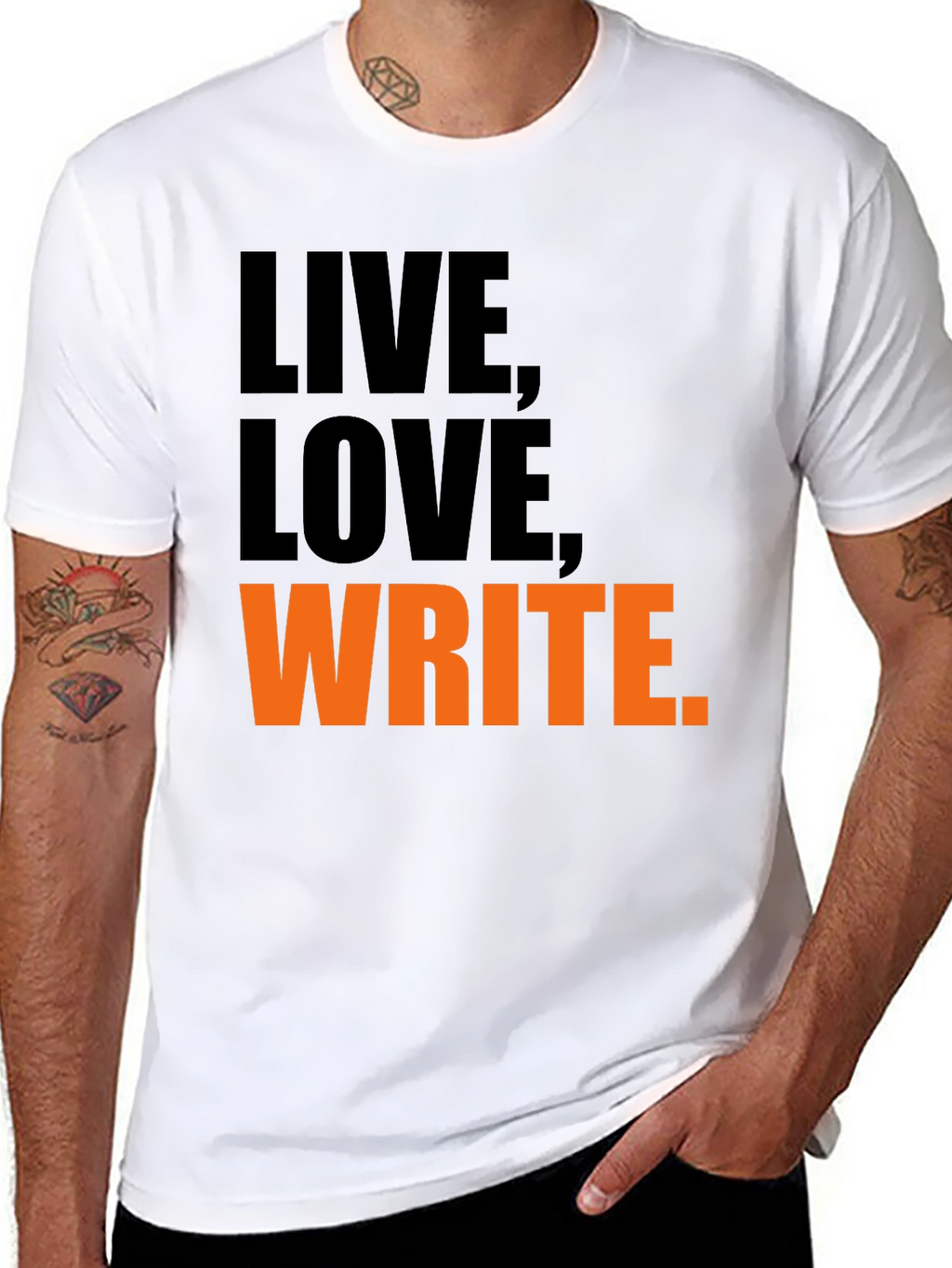 Live Love Write Graphic T-Shirt