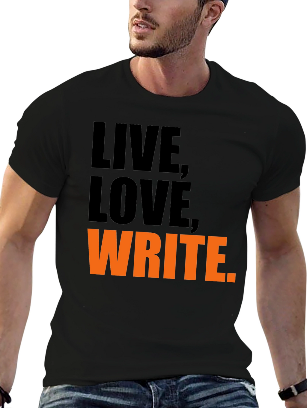 Live Love Write Graphic T-Shirt