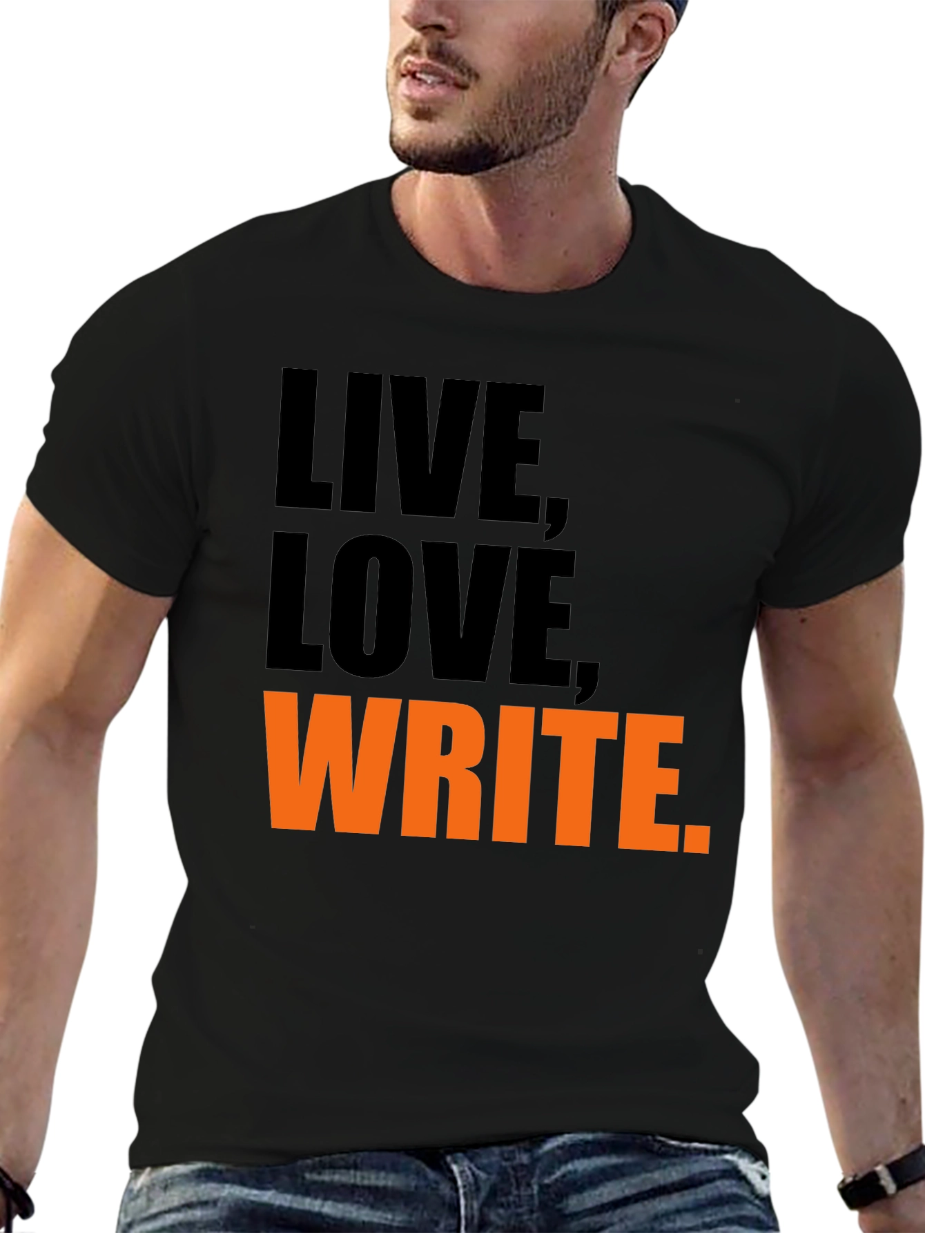 Live Love Write Graphic T-Shirt
