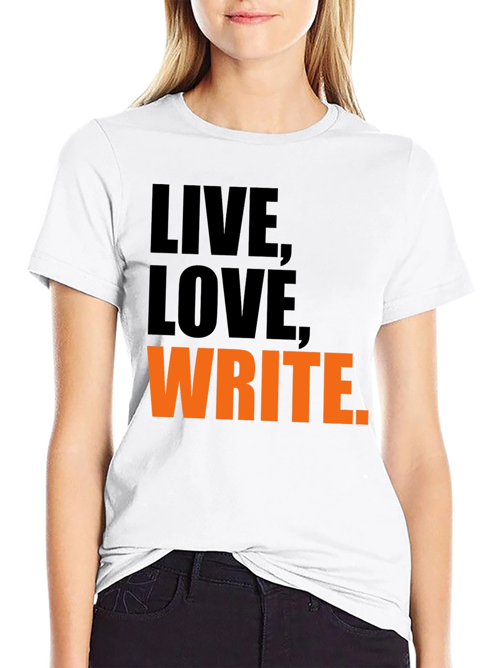 Live Love Write Graphic T-Shirt