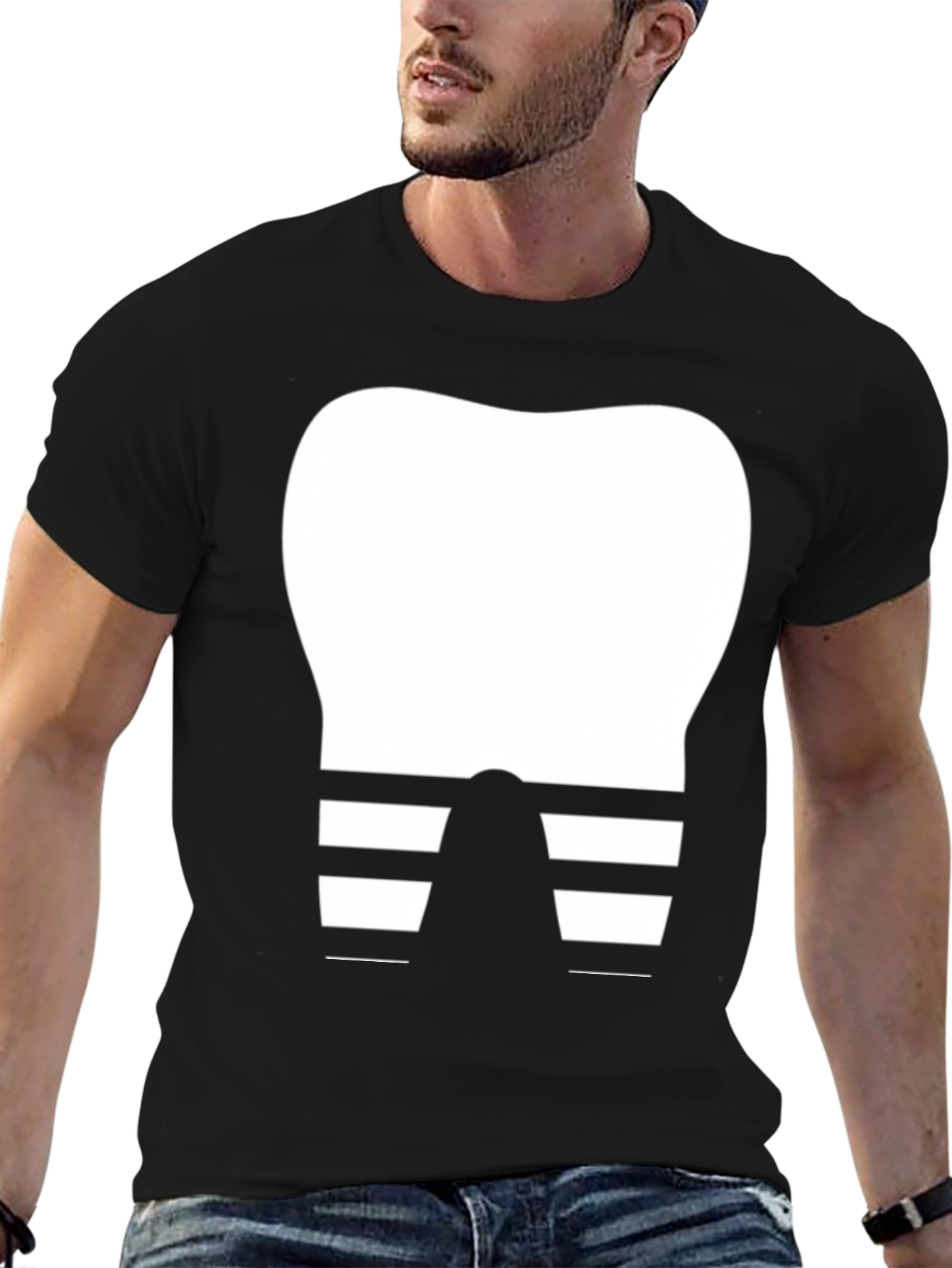 Dental Humor T-Shirt - Tooth with Braces Design