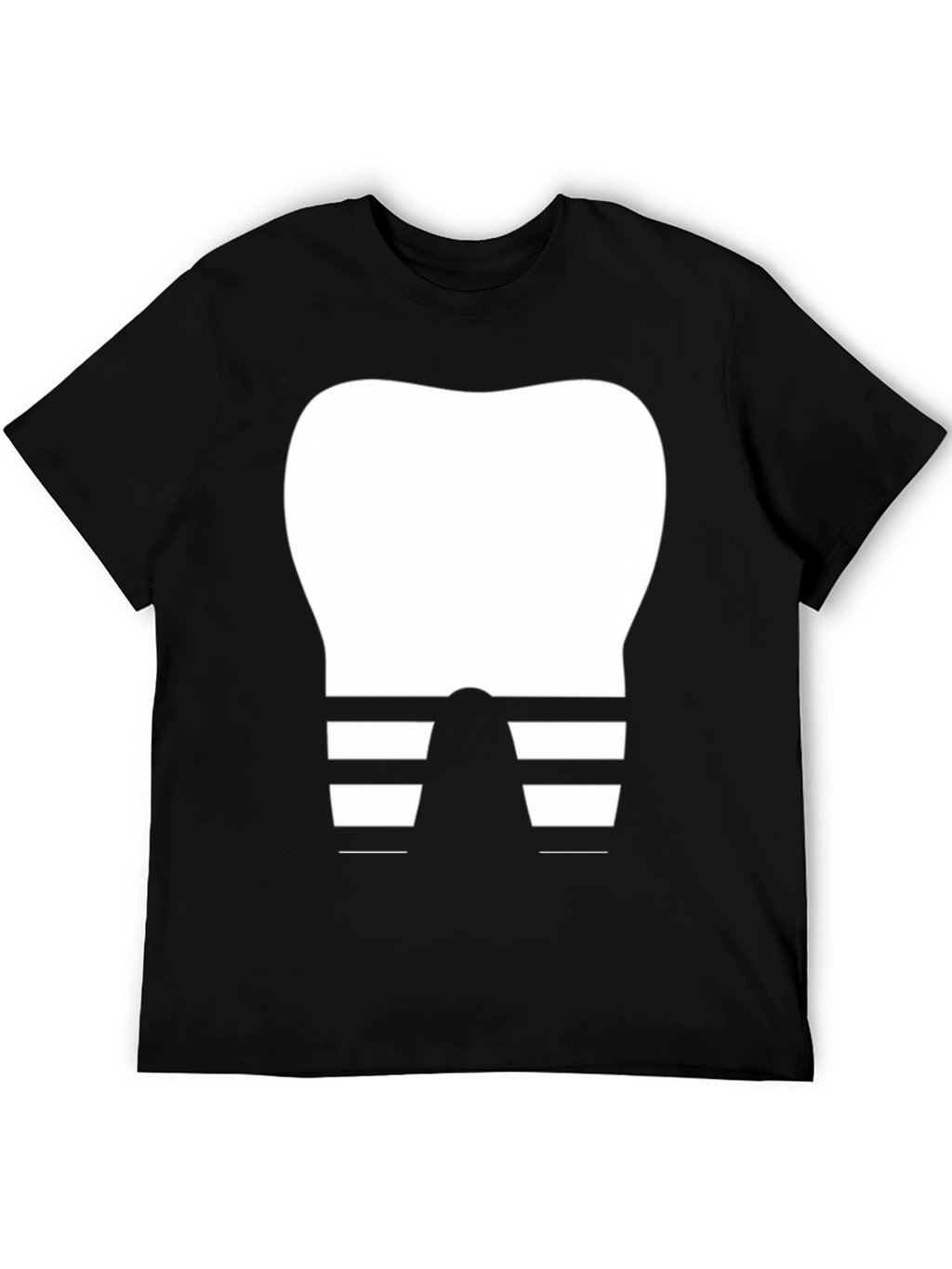 Dental Humor T-Shirt - Tooth with Braces Design