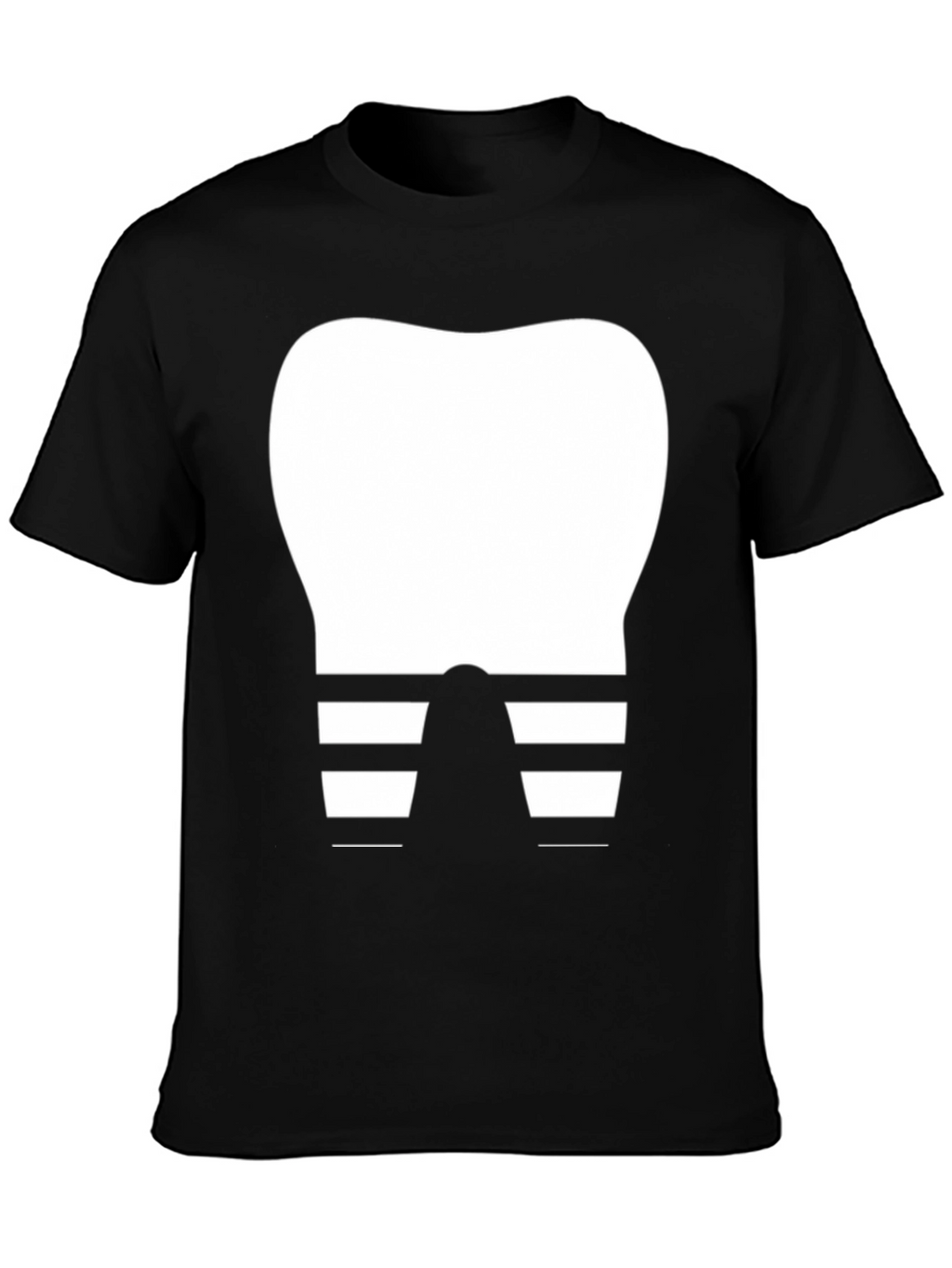 Dental Humor T-Shirt - Tooth with Braces Design