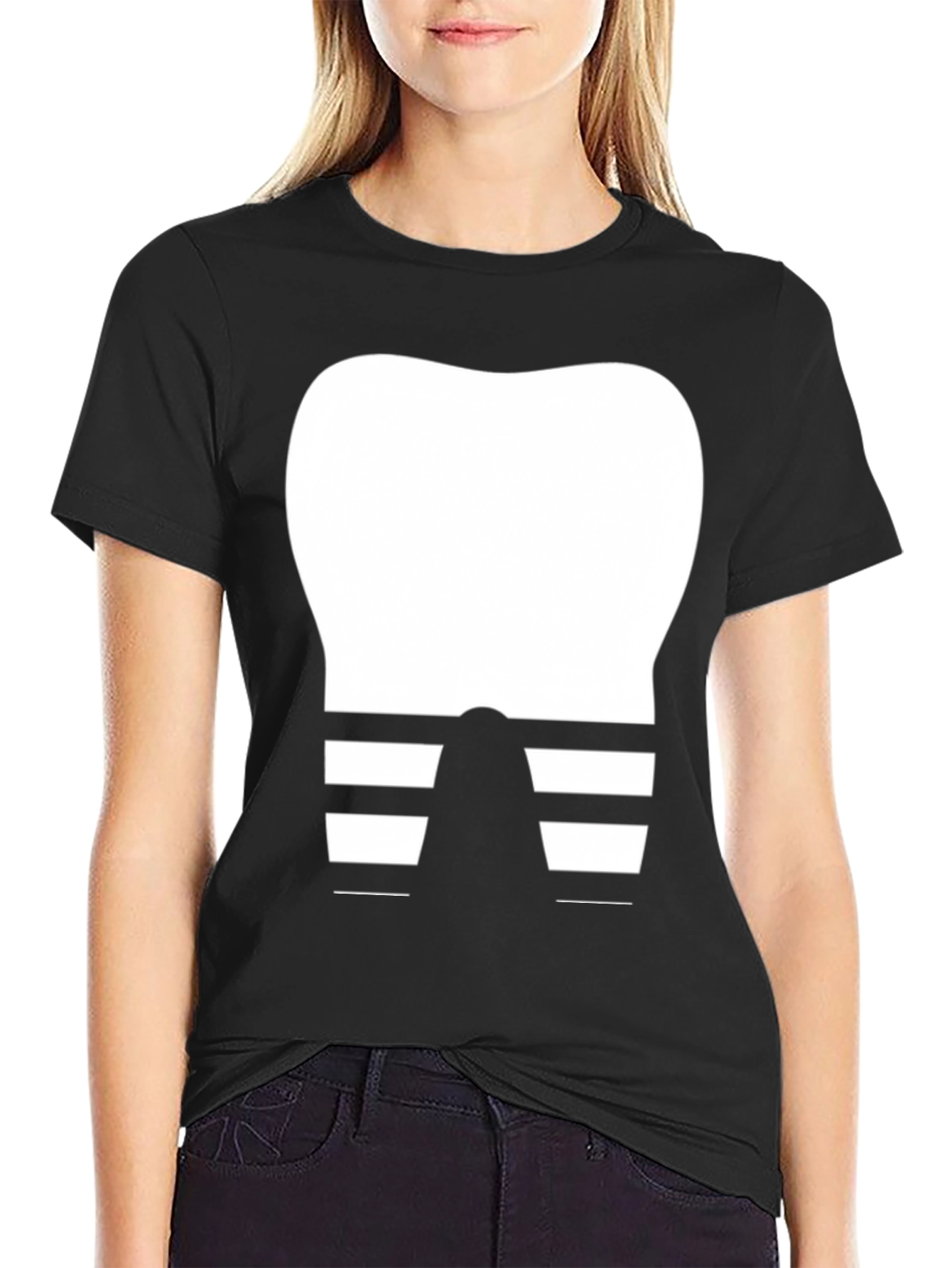 Dental Humor T-Shirt - Tooth with Braces Design