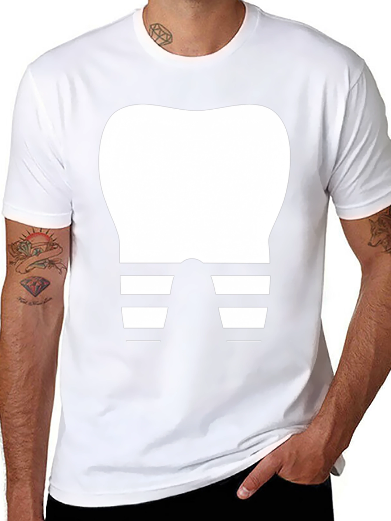 Dental Humor T-Shirt - Tooth with Braces Design
