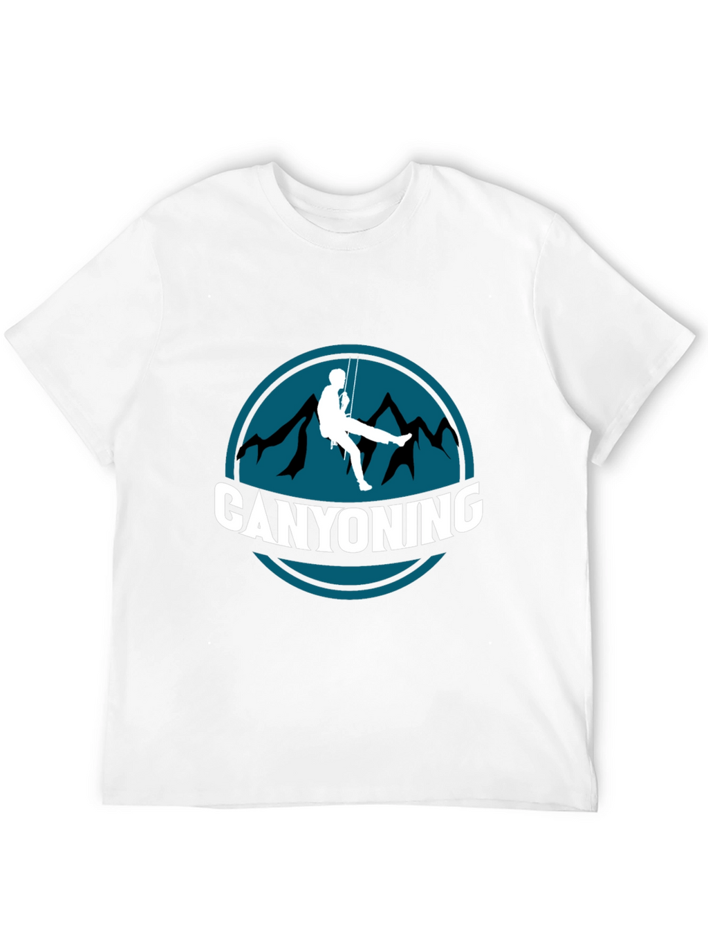 Canyoning Graphic Tee - Adventure Black T-Shirt