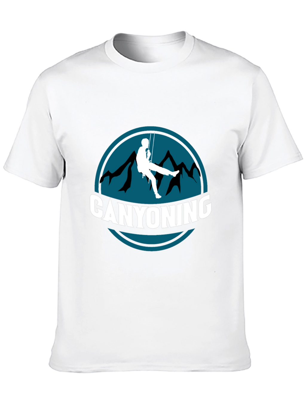 Canyoning Graphic Tee - Adventure Black T-Shirt