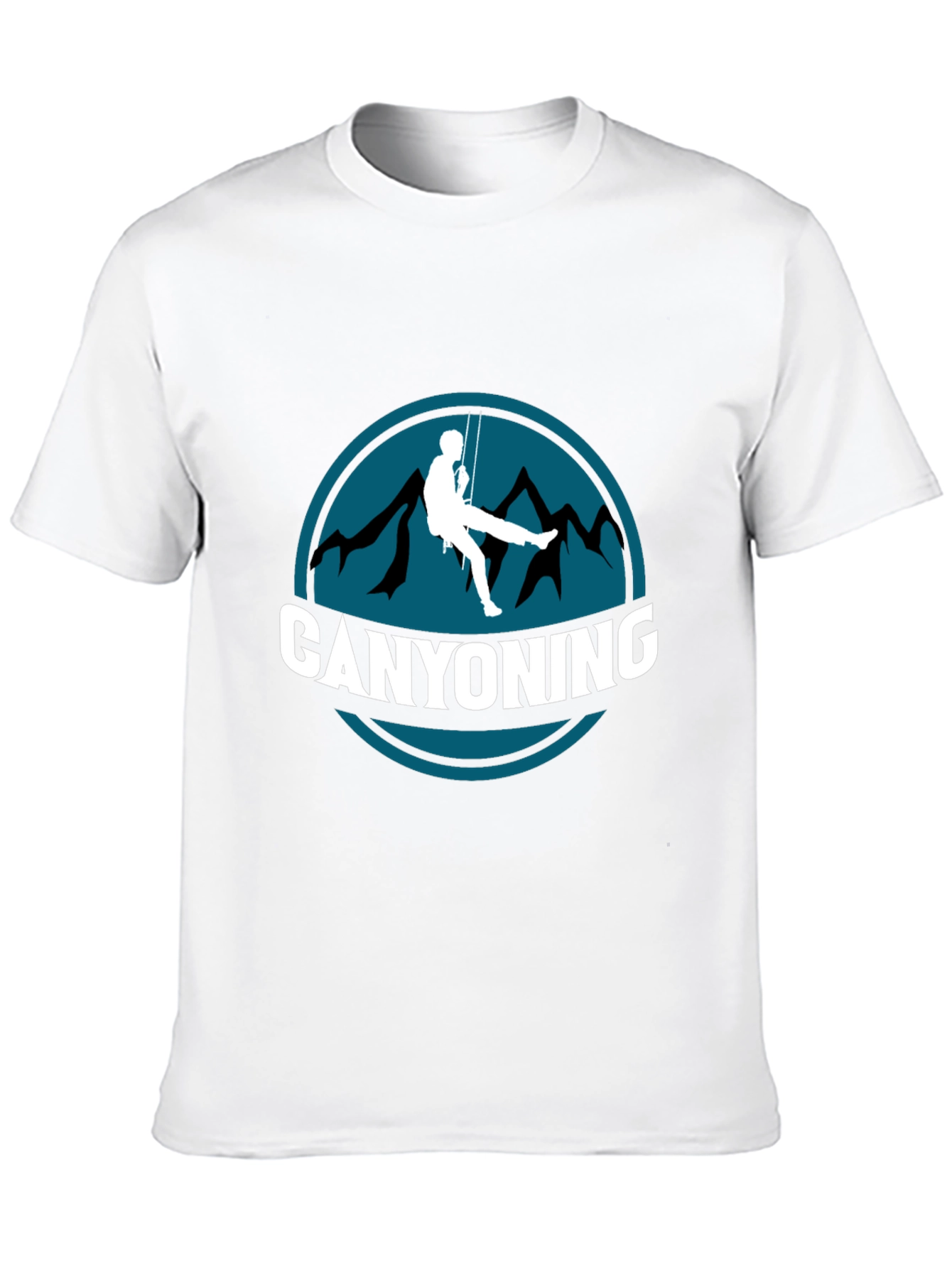 Canyoning Graphic Tee - Adventure Black T-Shirt