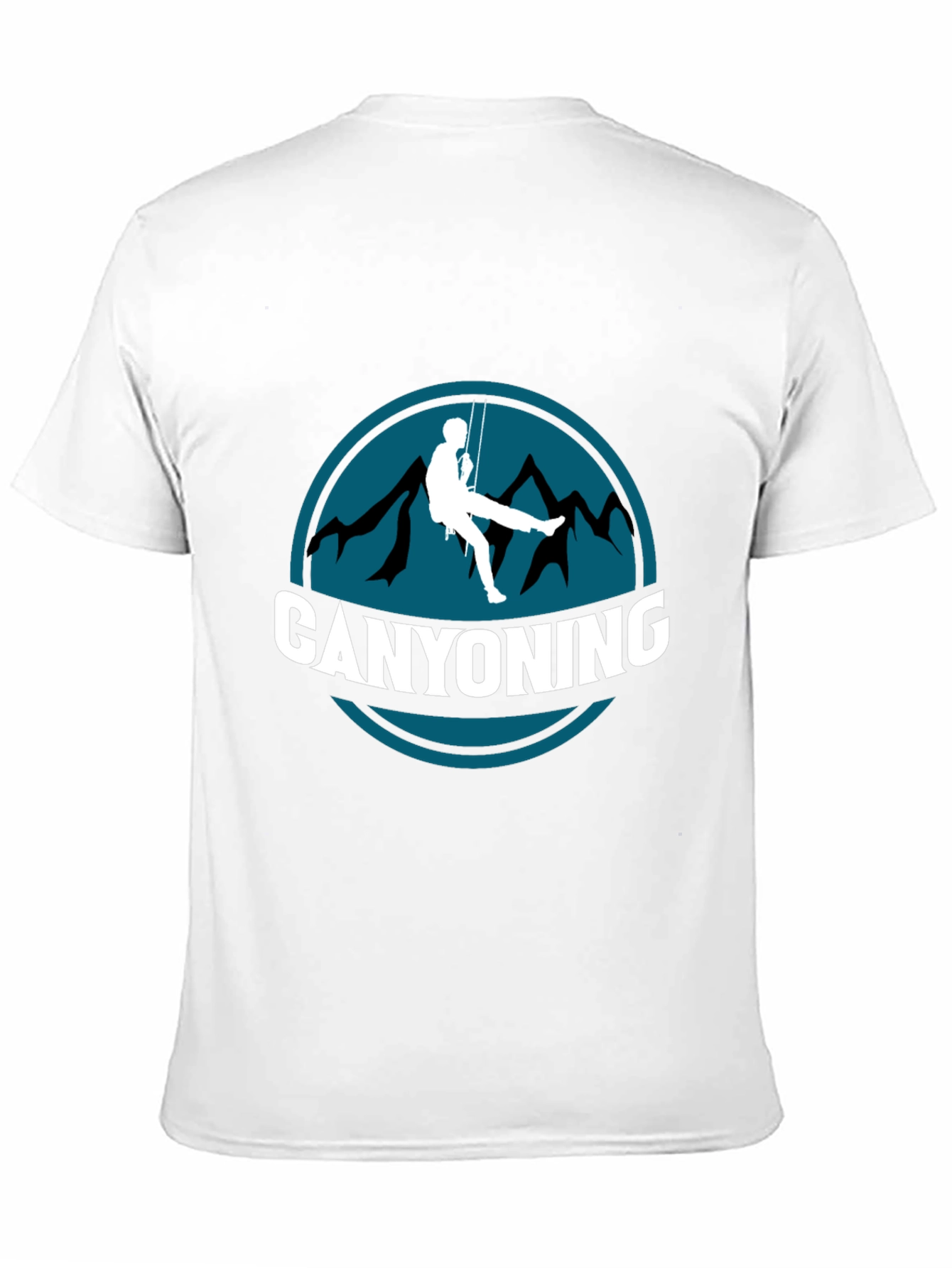 Canyoning Graphic Tee - Adventure Black T-Shirt
