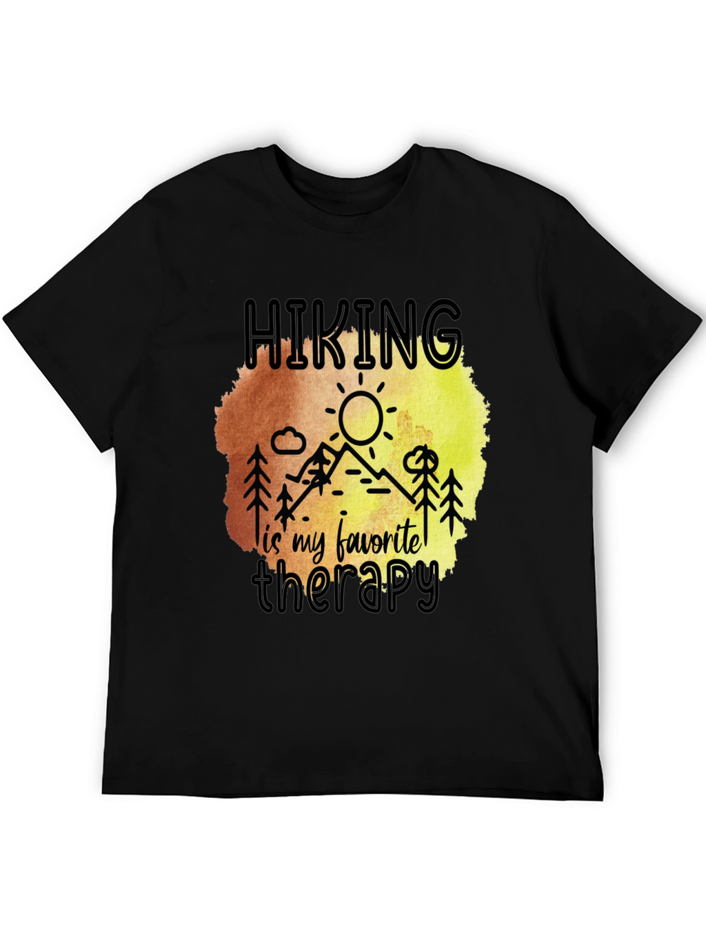 Hiking Therapy T-Shirt - Nature Lover Apparel