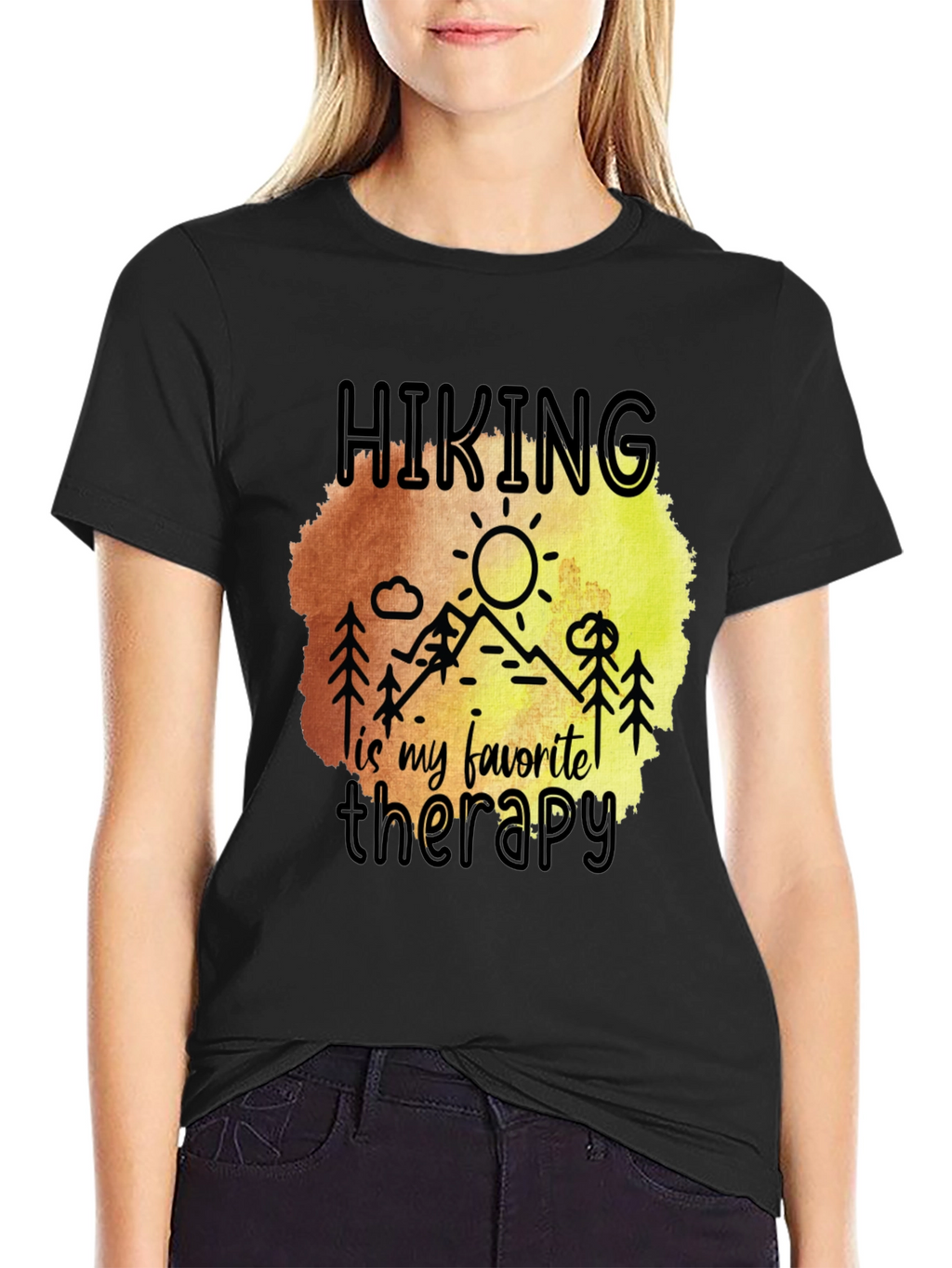 Hiking Therapy T-Shirt - Nature Lover Apparel
