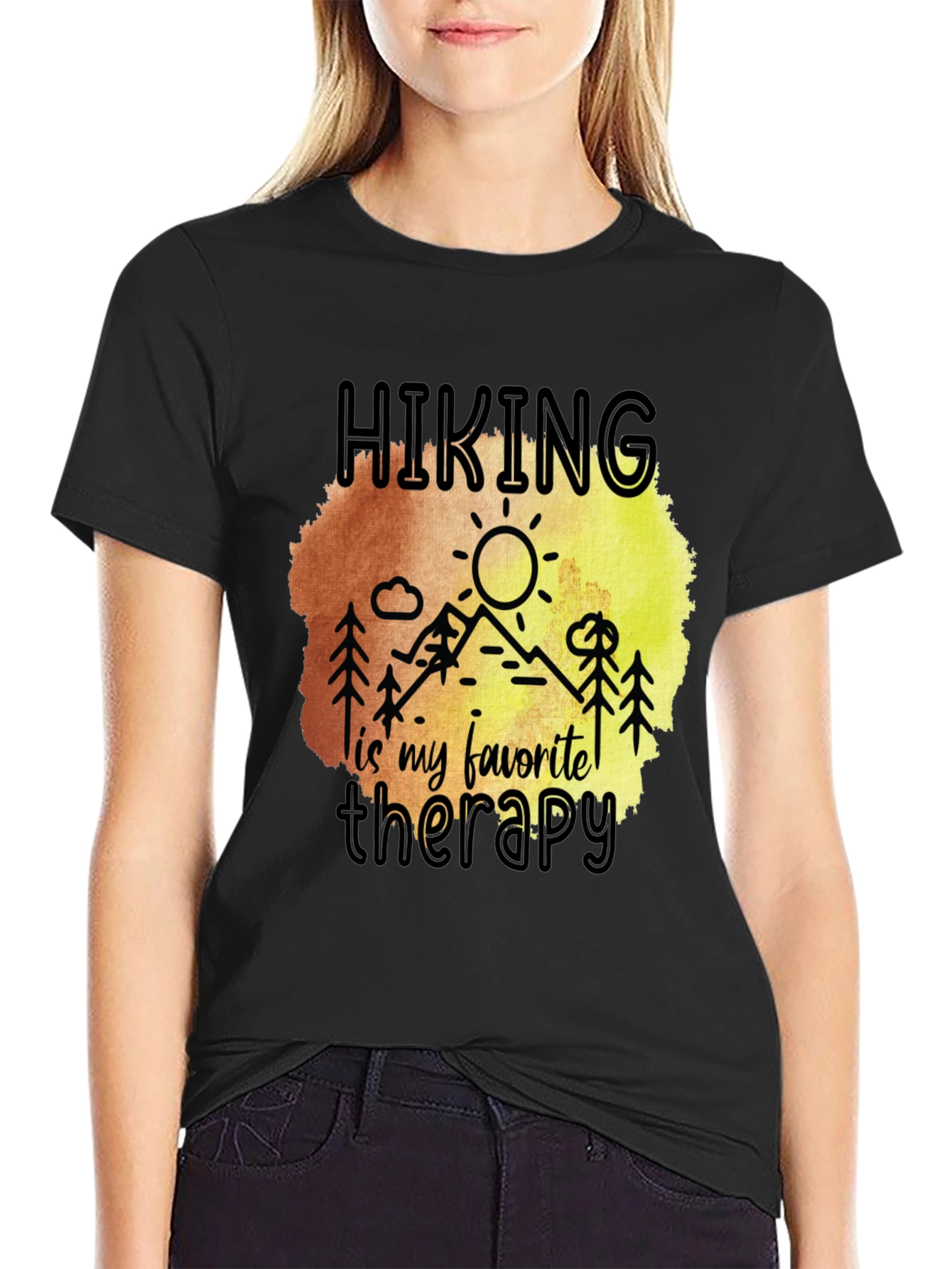 Hiking Therapy T-Shirt - Nature Lover Apparel