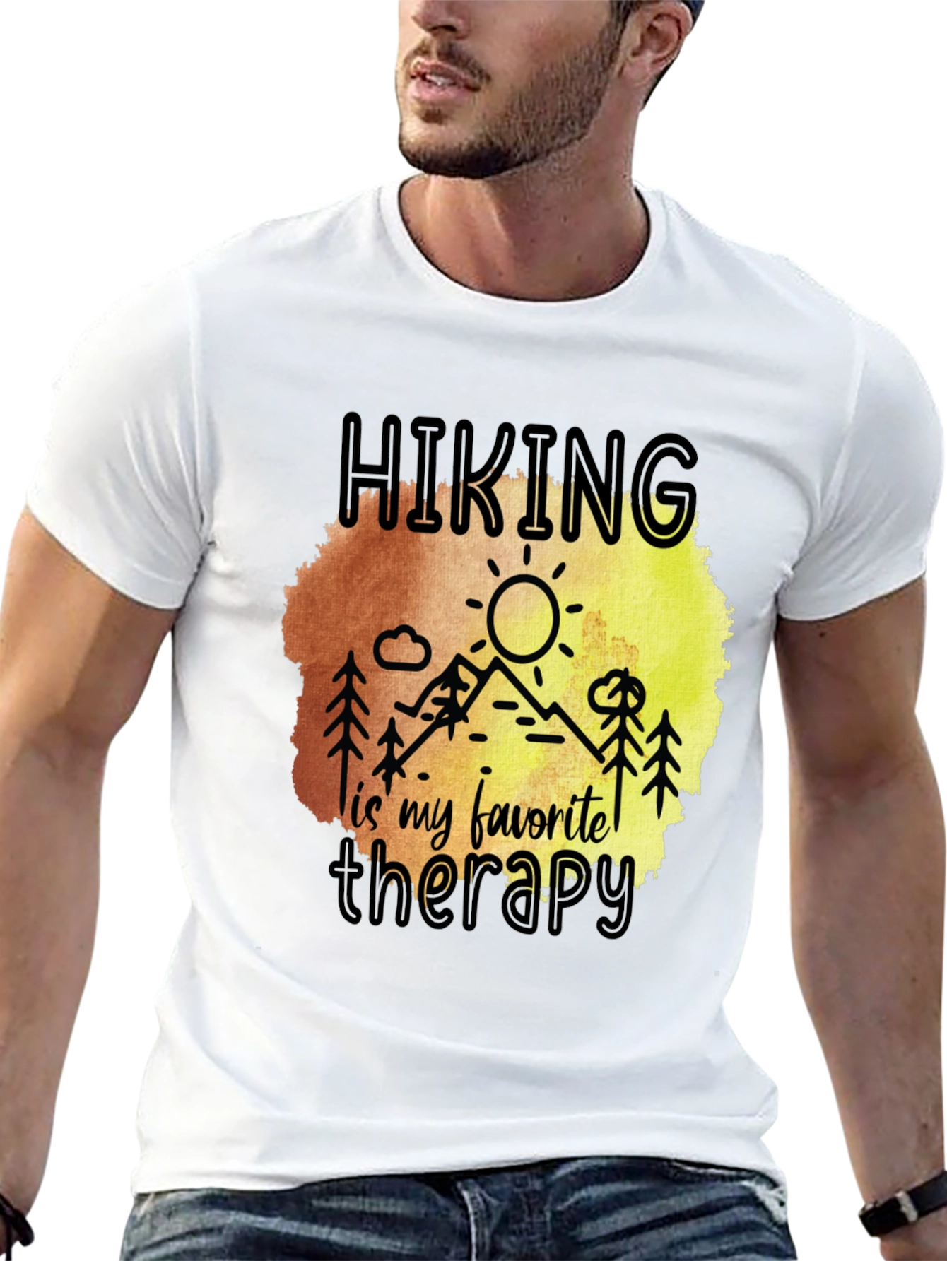 Hiking Therapy T-Shirt - Nature Lover Apparel