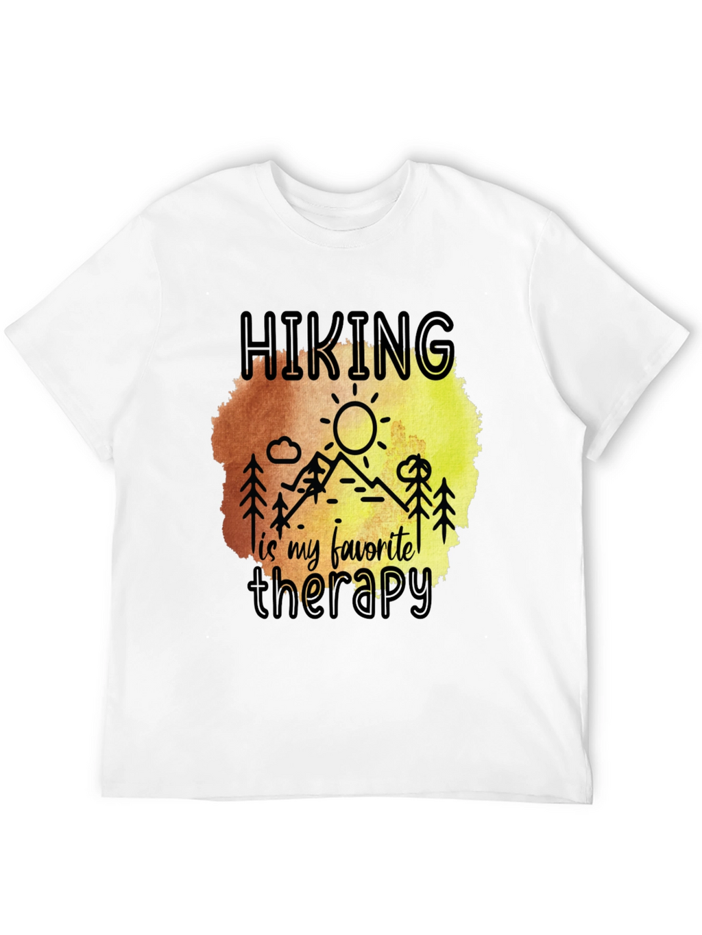 Hiking Therapy T-Shirt - Nature Lover Apparel