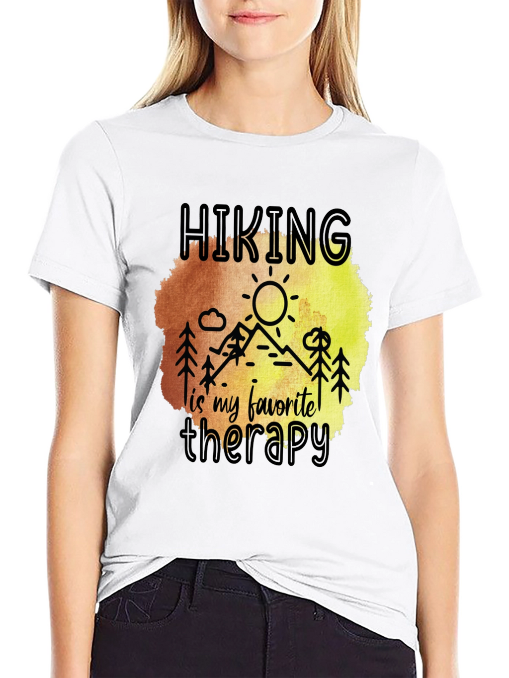 Hiking Therapy T-Shirt - Nature Lover Apparel
