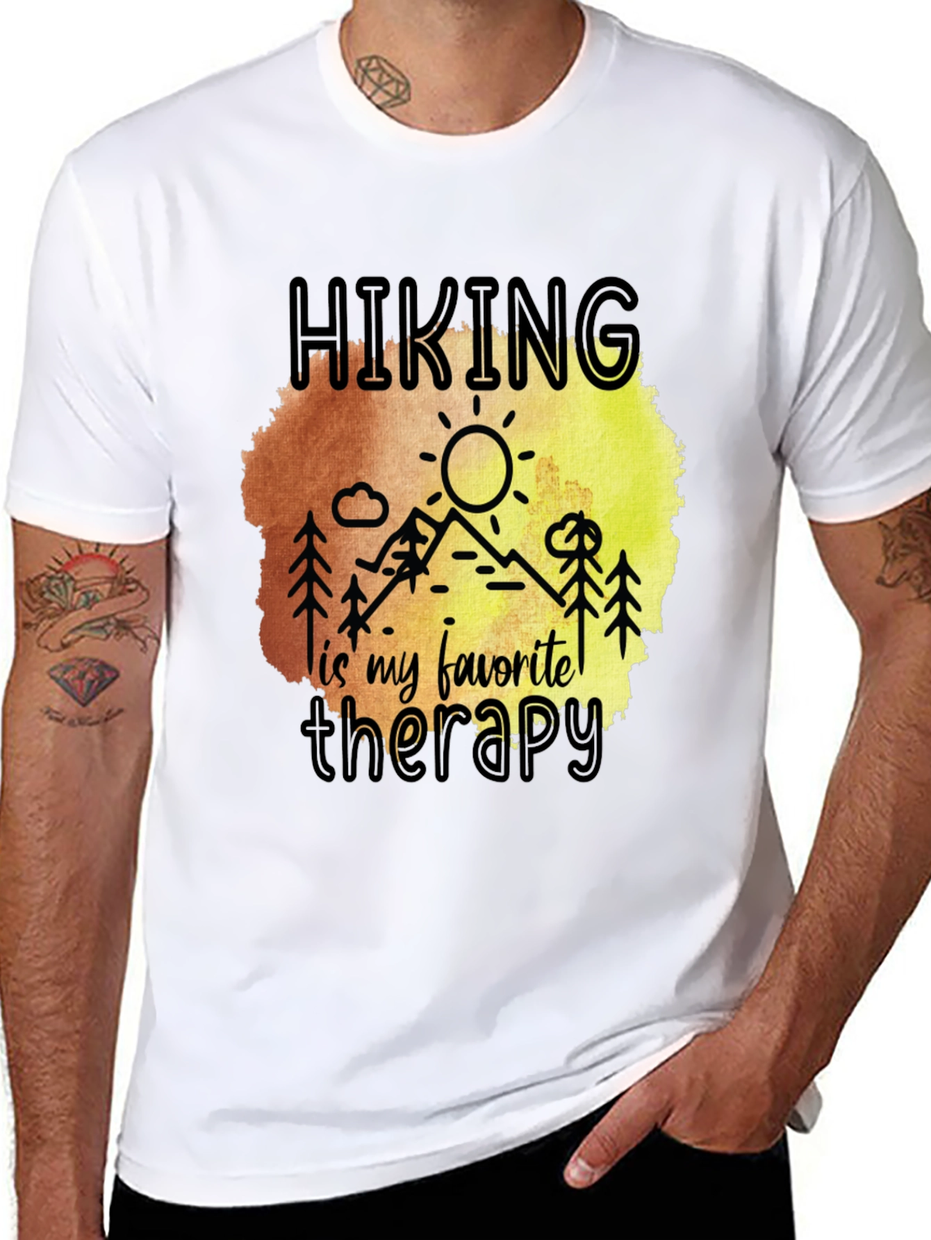 Hiking Therapy T-Shirt - Nature Lover Apparel