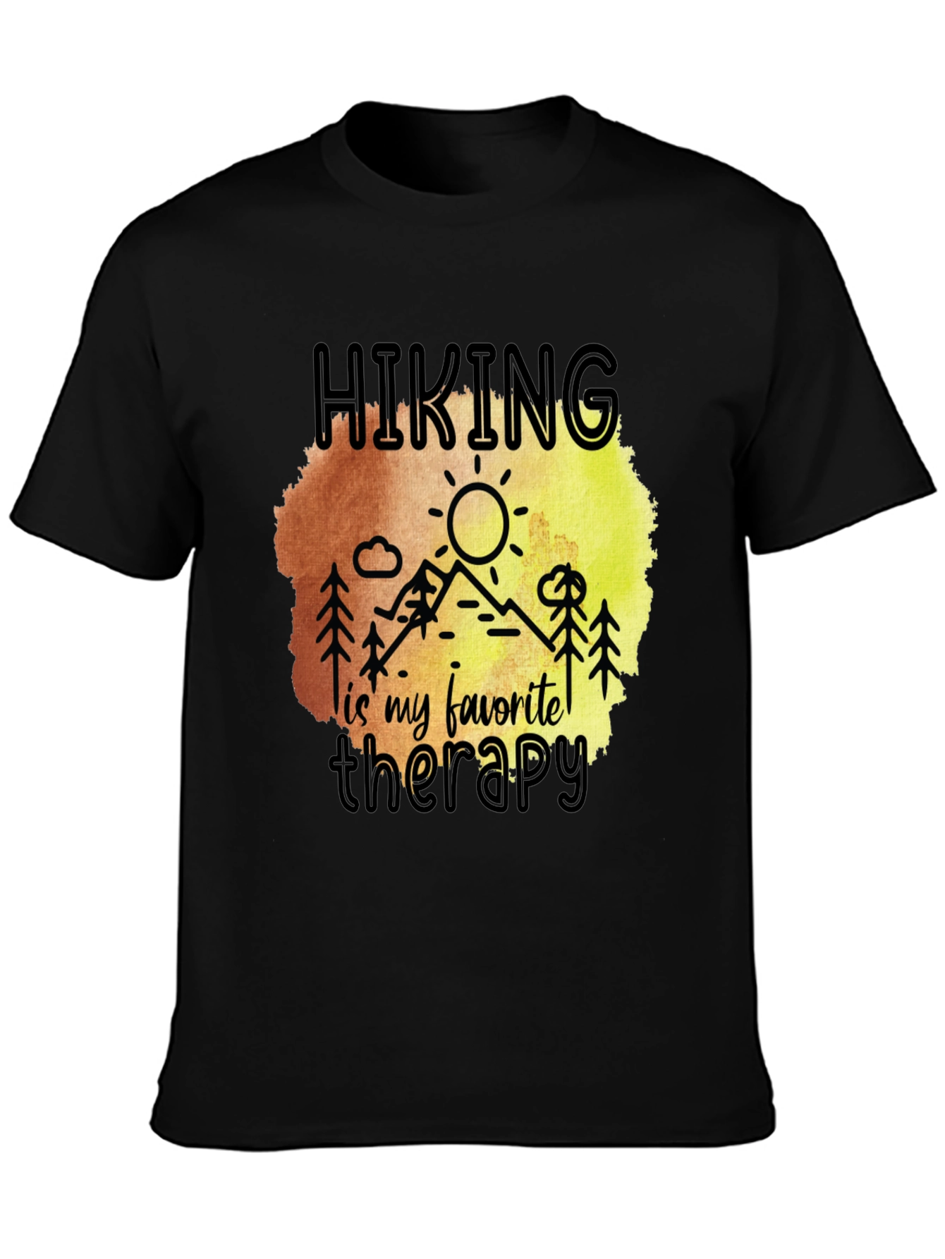 Hiking Therapy T-Shirt - Nature Lover Apparel