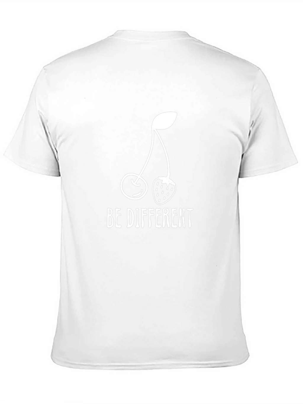 Be Different Tee: Cherry Strawberry Graphic T-Shirt