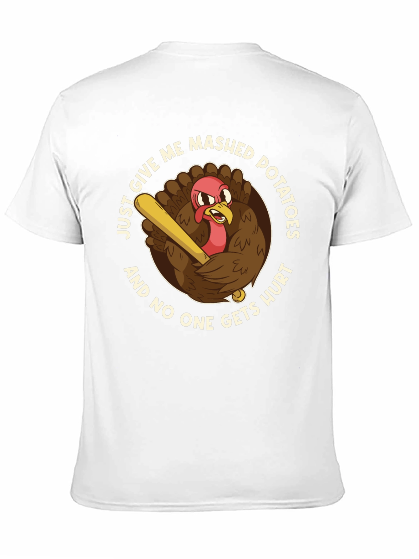 Mashed Potatoes Turkey Funny T-Shirt