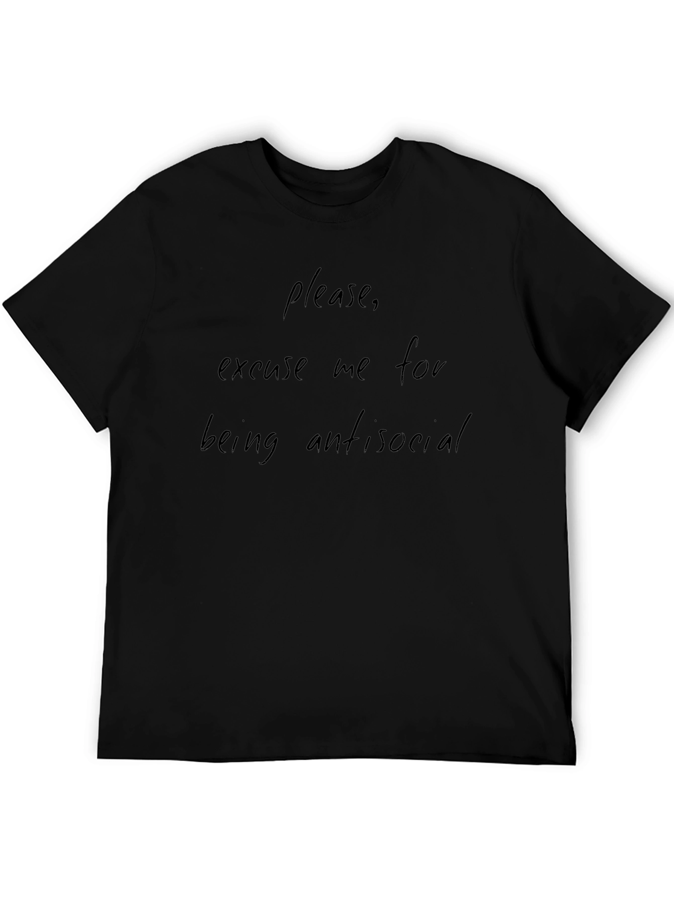 Antisocial Statement Graphic T-Shirt
