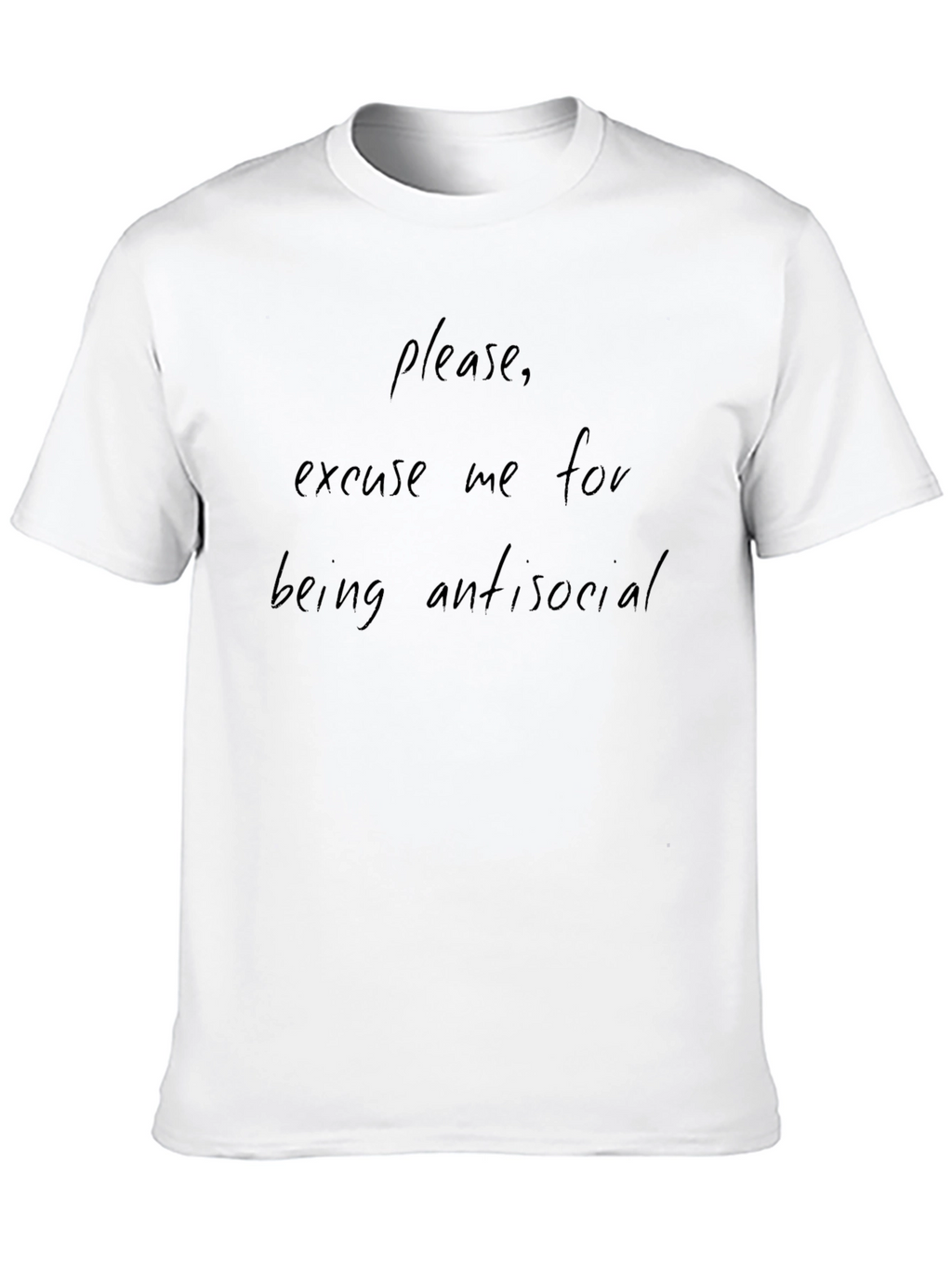 Antisocial Statement Graphic T-Shirt