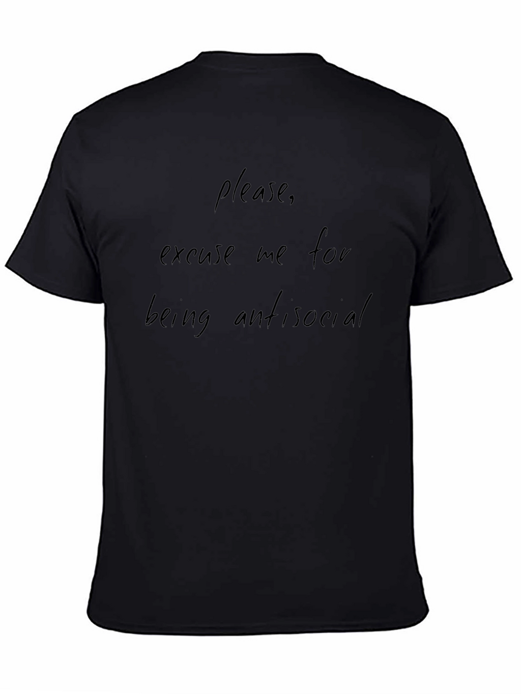 Antisocial Statement Graphic T-Shirt