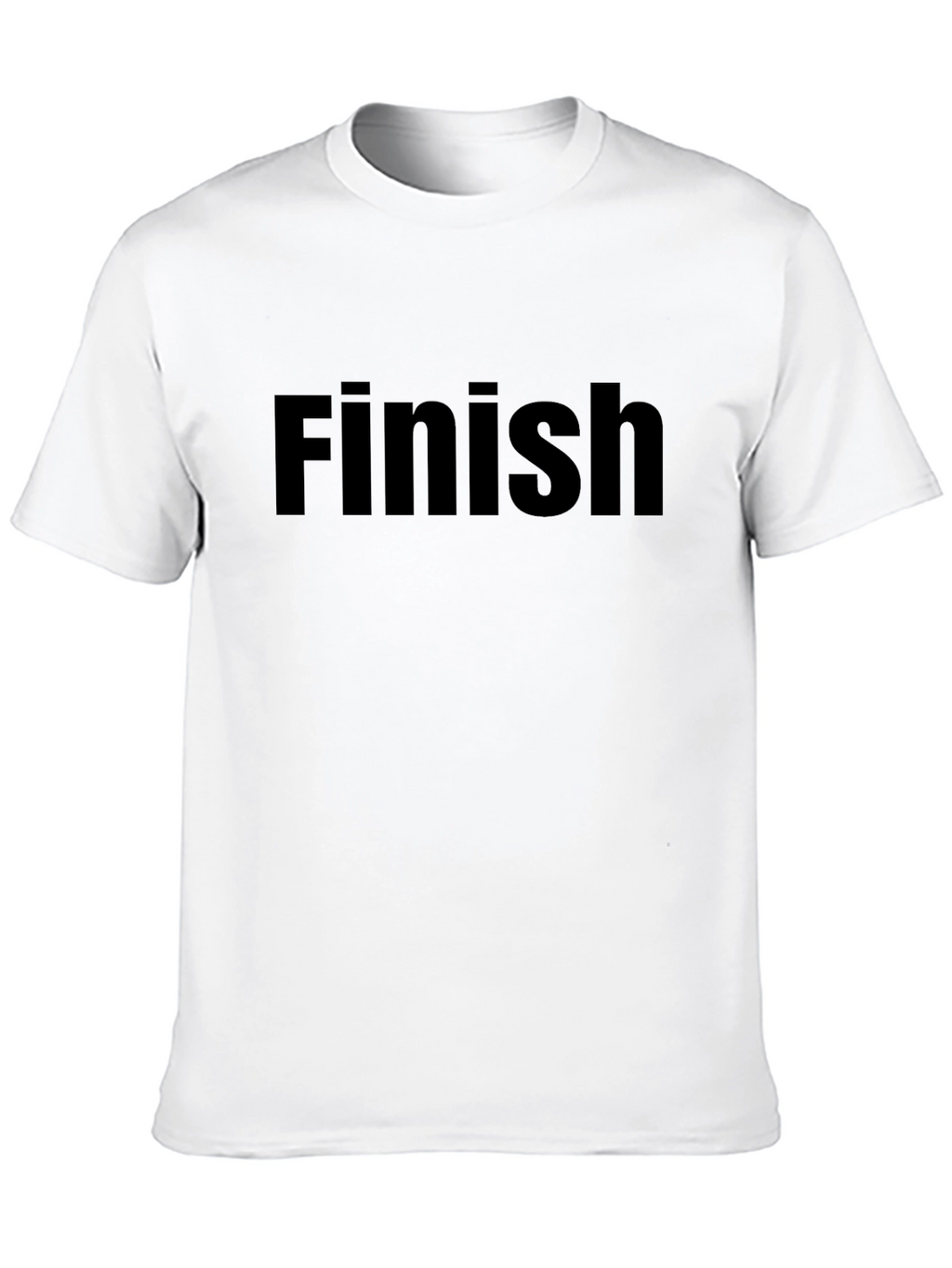 Finish Graphic Crew Neck T-Shirt
