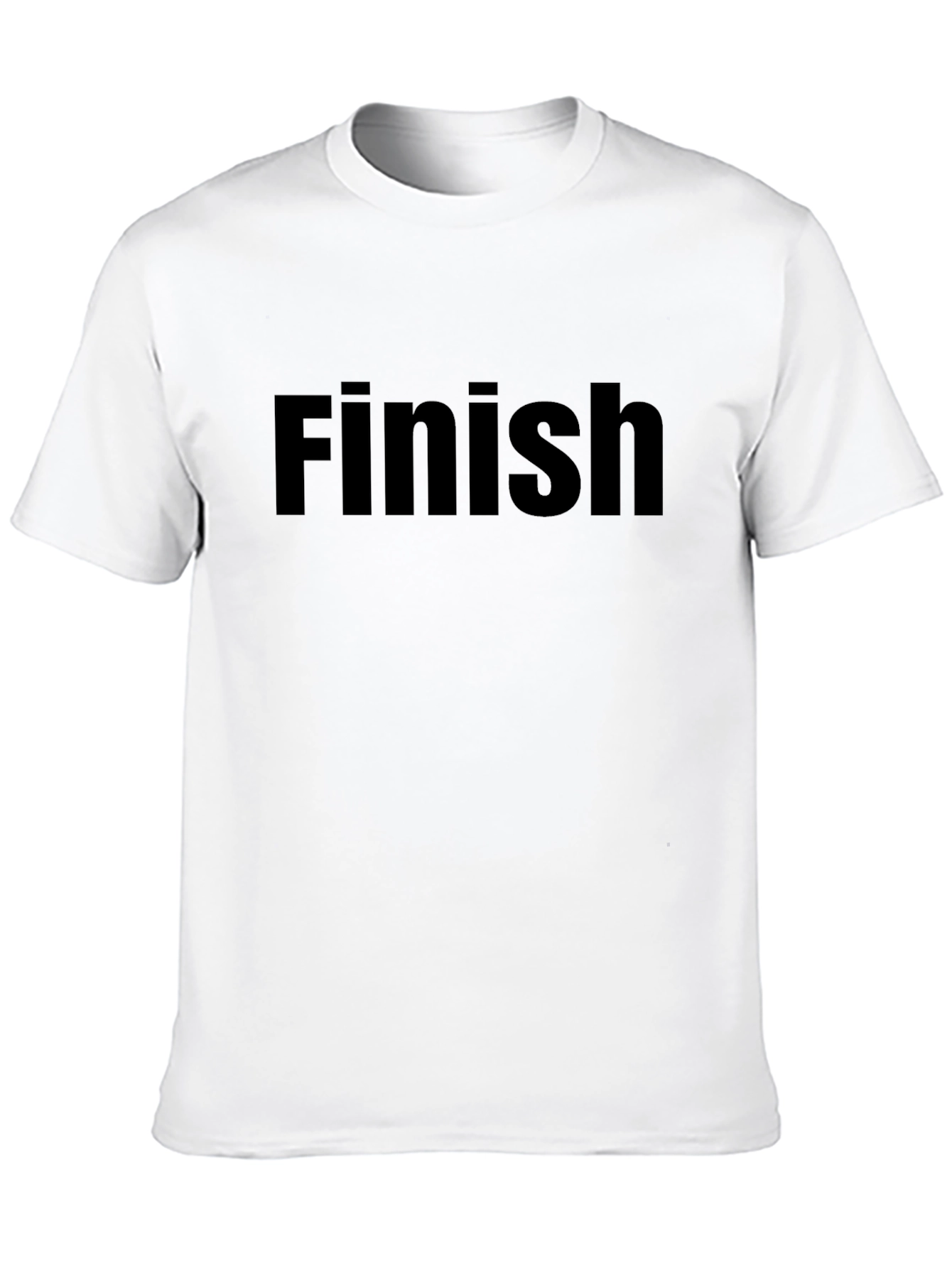 Finish Graphic Crew Neck T-Shirt