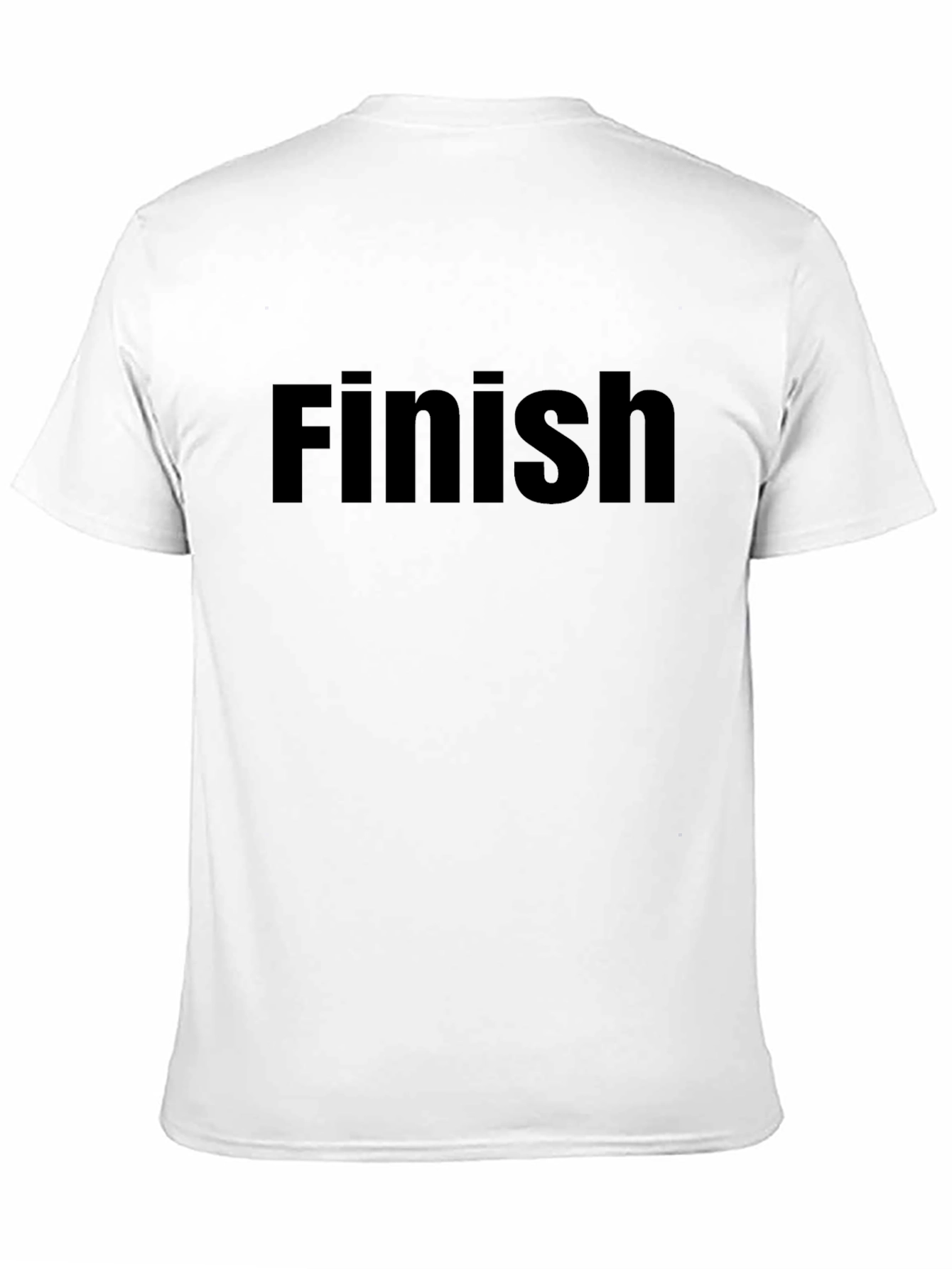 Finish Graphic Crew Neck T-Shirt