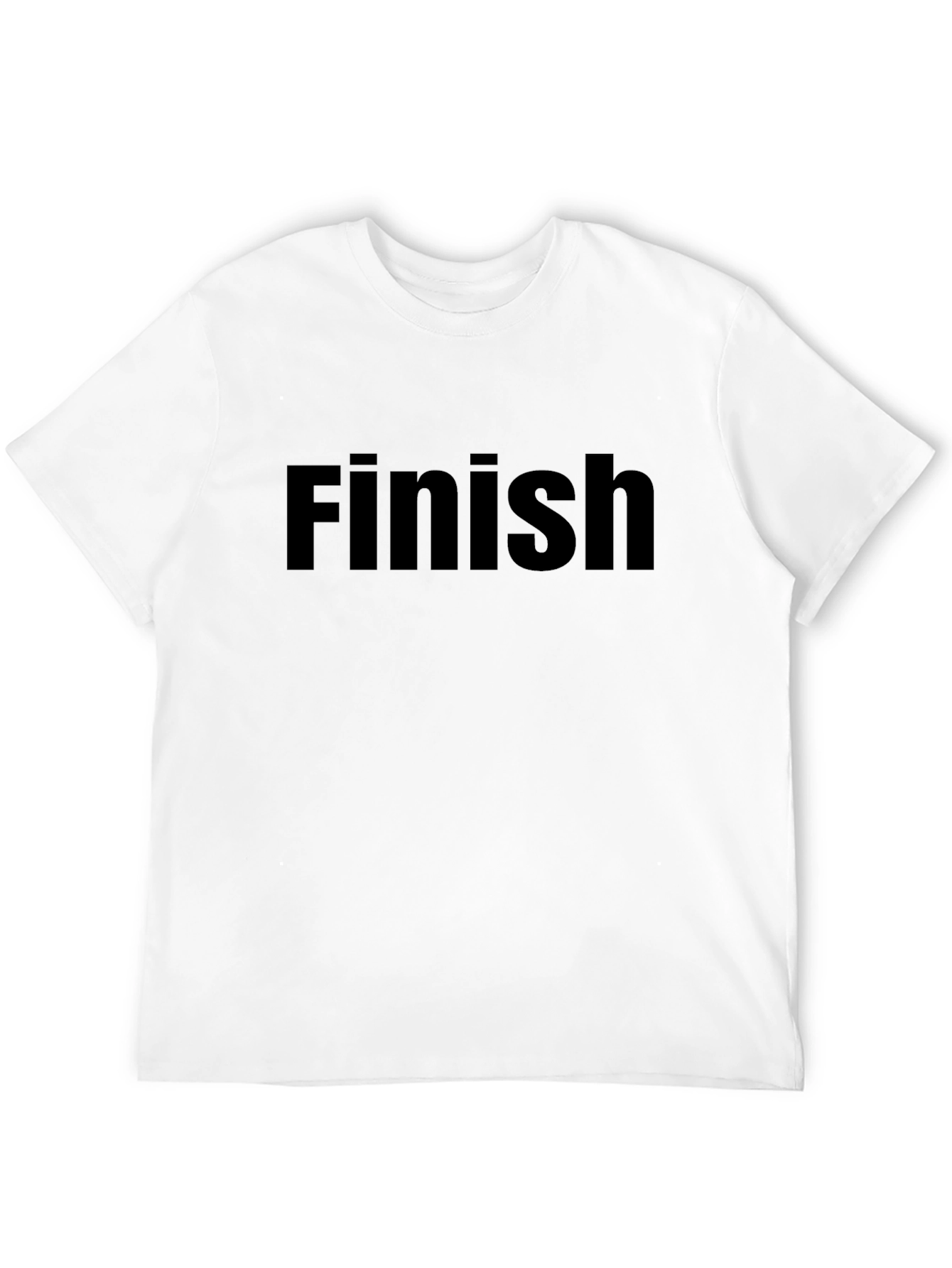 Finish Graphic Crew Neck T-Shirt