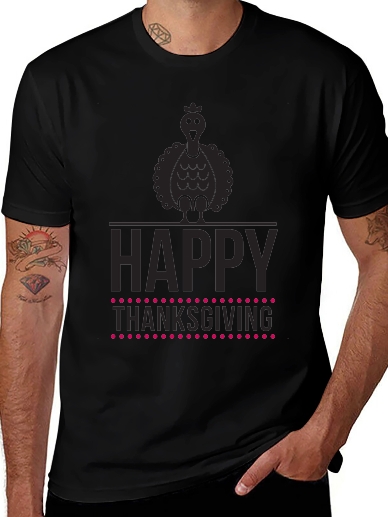 Happy Thanksgiving Turkey T-Shirt