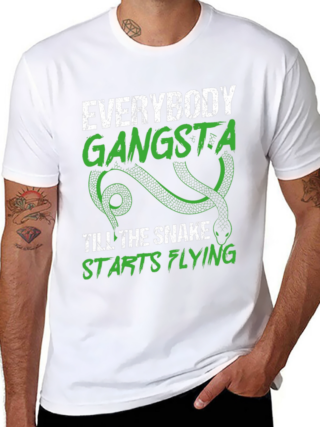Everybody Gangsta Snake T-Shirt