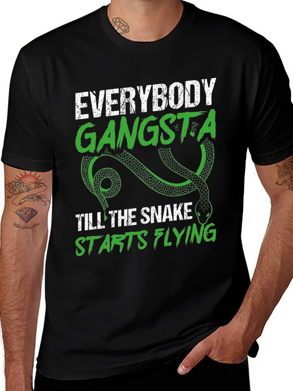 Everybody Gangsta Snake T-Shirt