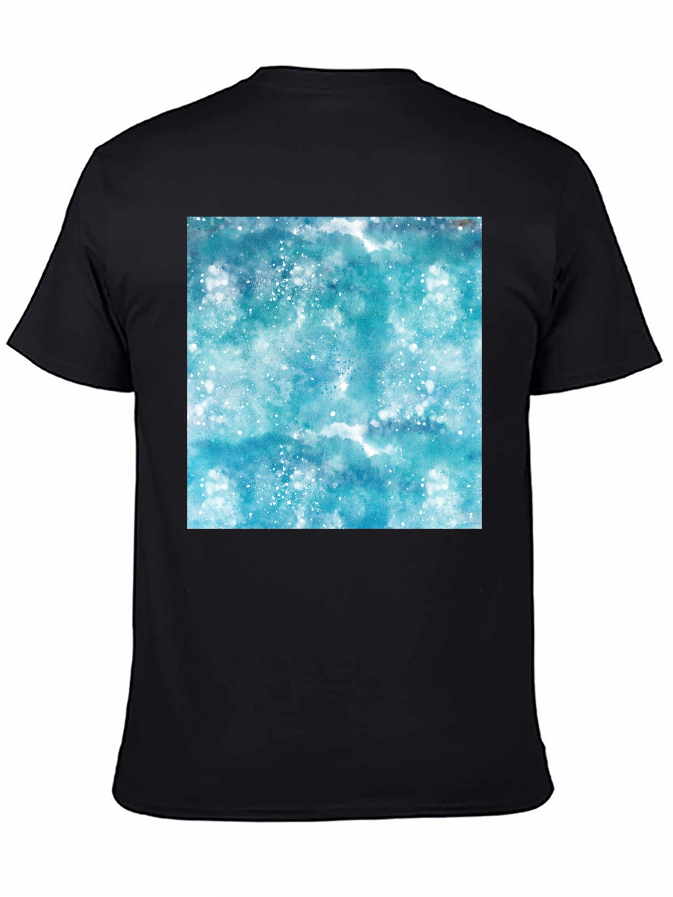Watercolor Galaxy Print Tee - Modern Streetwear