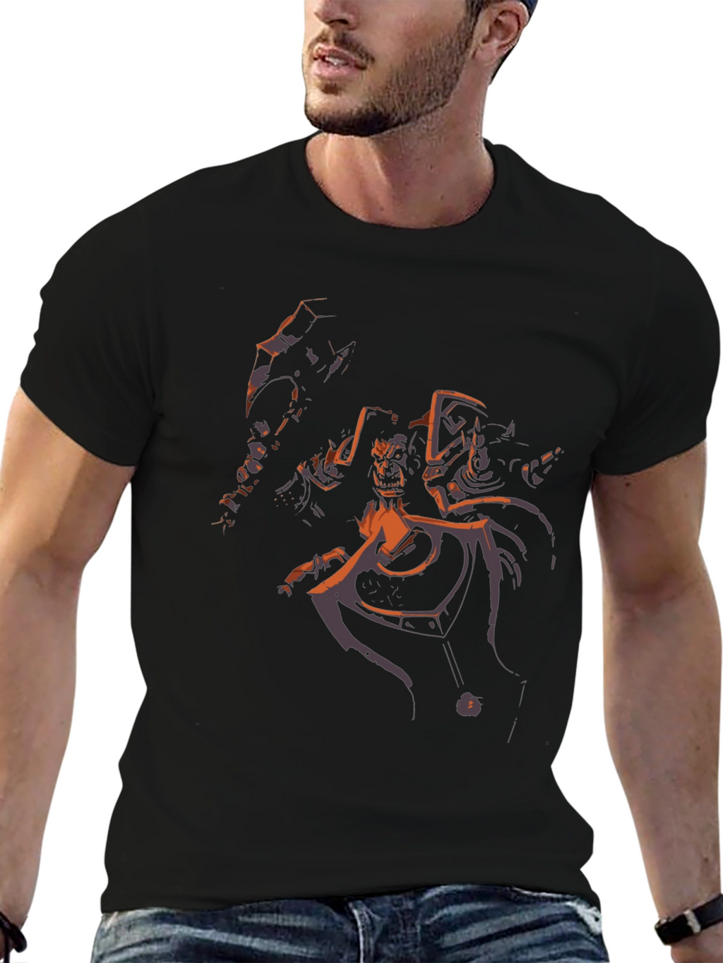 Dark Knight Graphic Tee - Mens Black T-Shirt