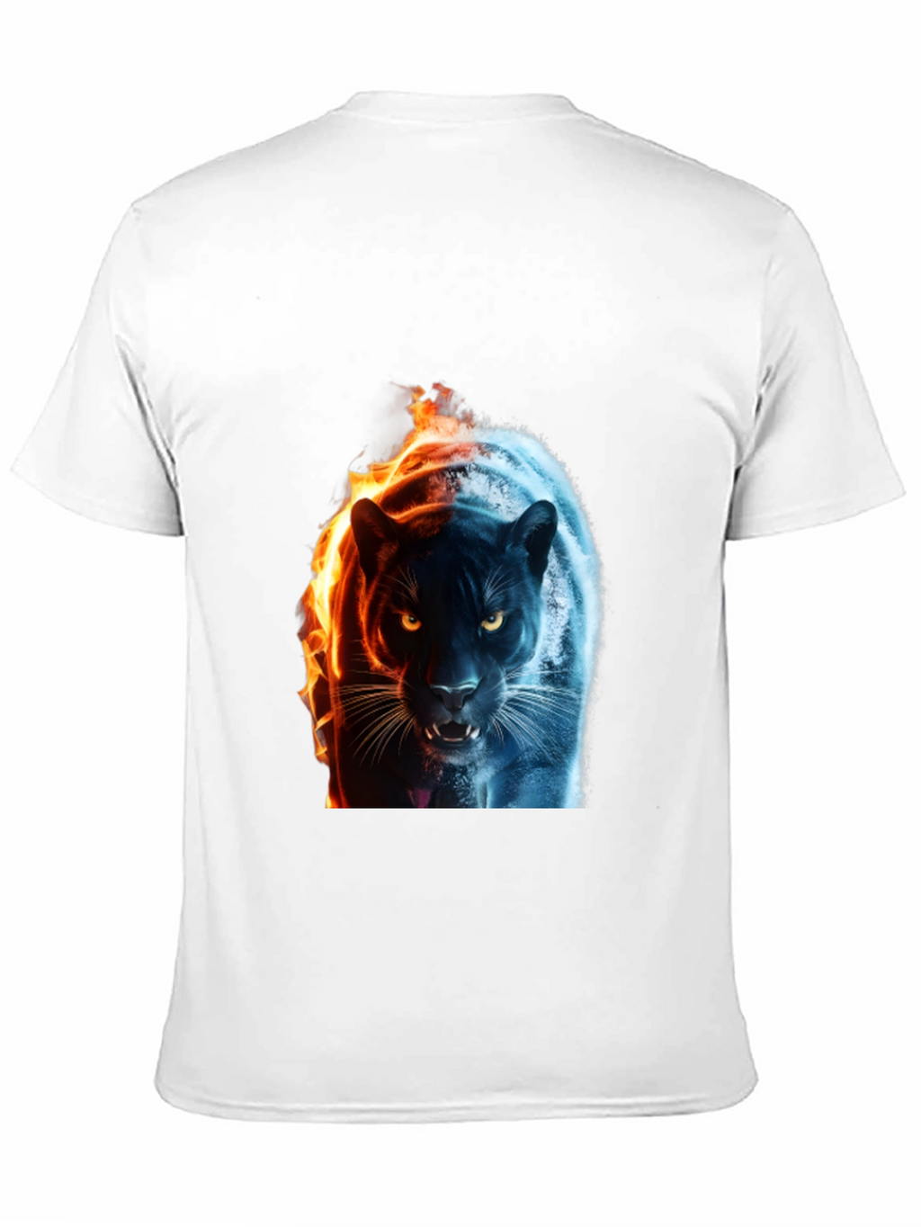 Fire and Ice Panther Graphic Tee