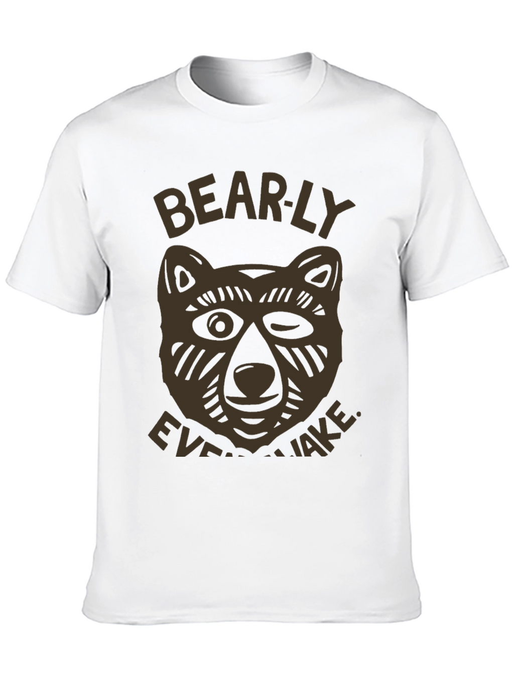 Bearly Awake Graphic T-Shirt - Mens Black Tee