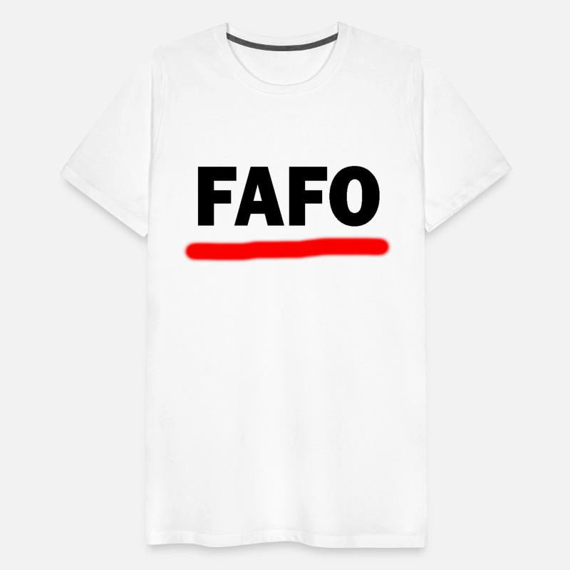 FAFO with Red underline