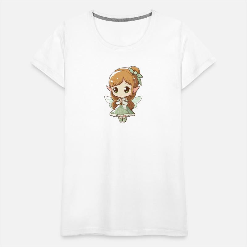 Fairy with wings forest child girl fairy tale