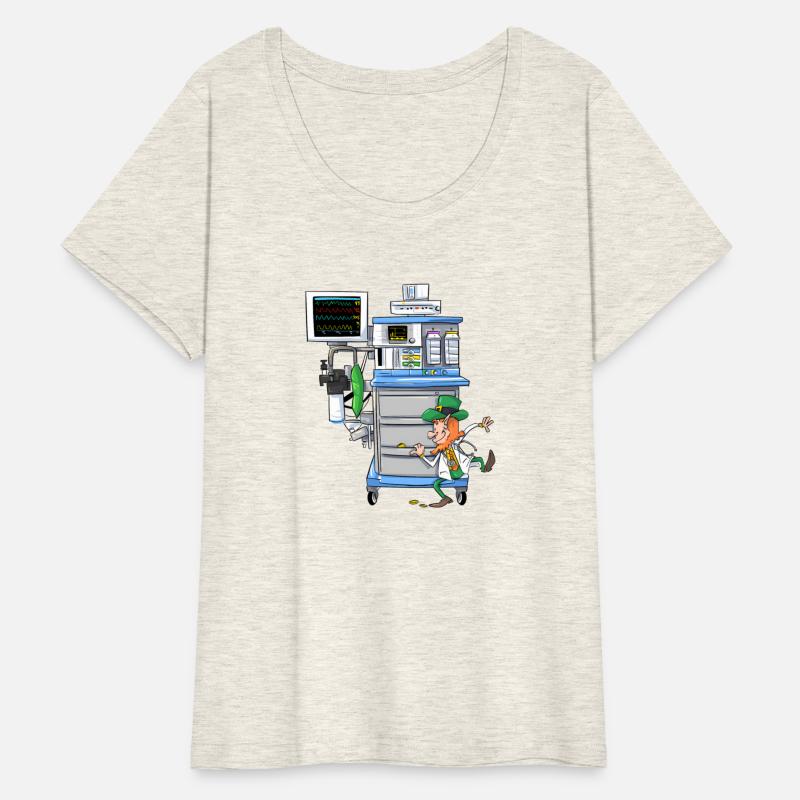 Festive St PatricDay Leprechaun Anesthesia Machine