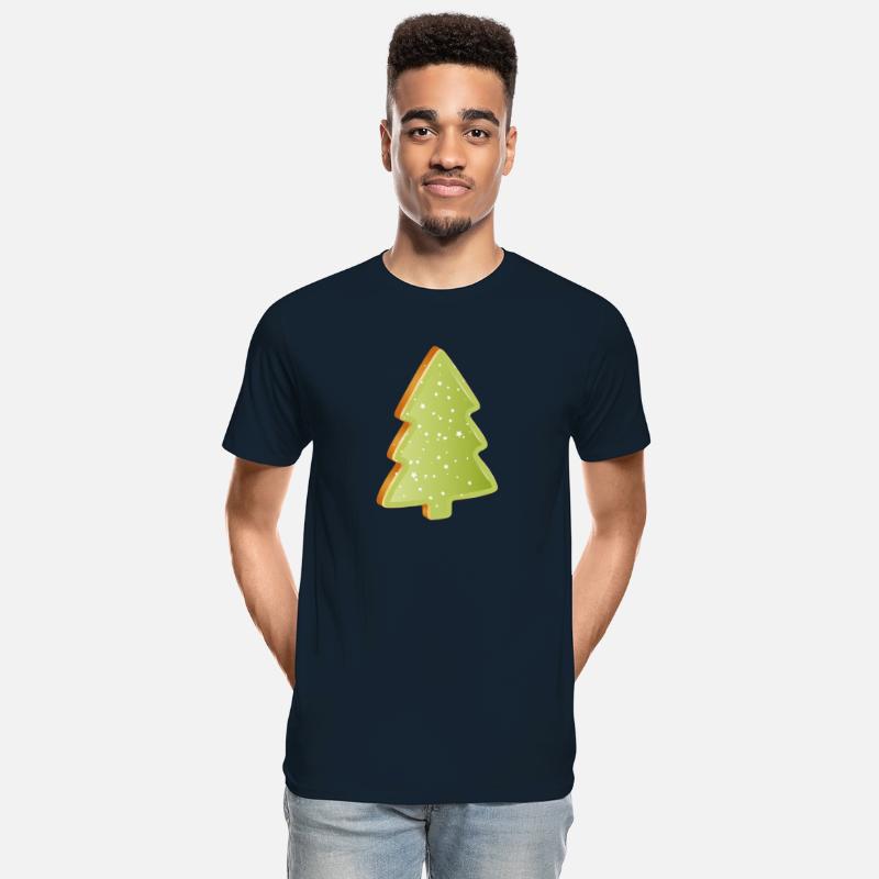 Fir tree cookie with green icing