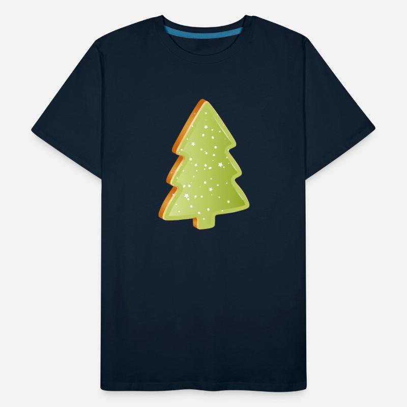 Fir tree cookie with green icing
