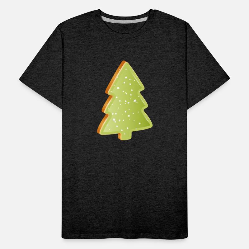 Fir tree cookie with green icing