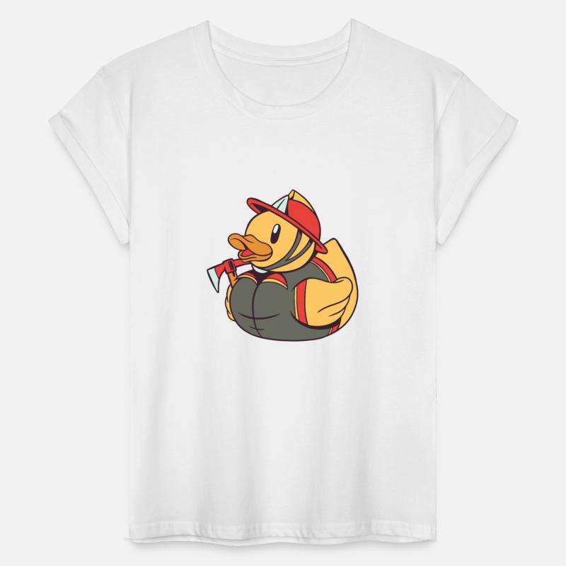 Firefighter rubber duck