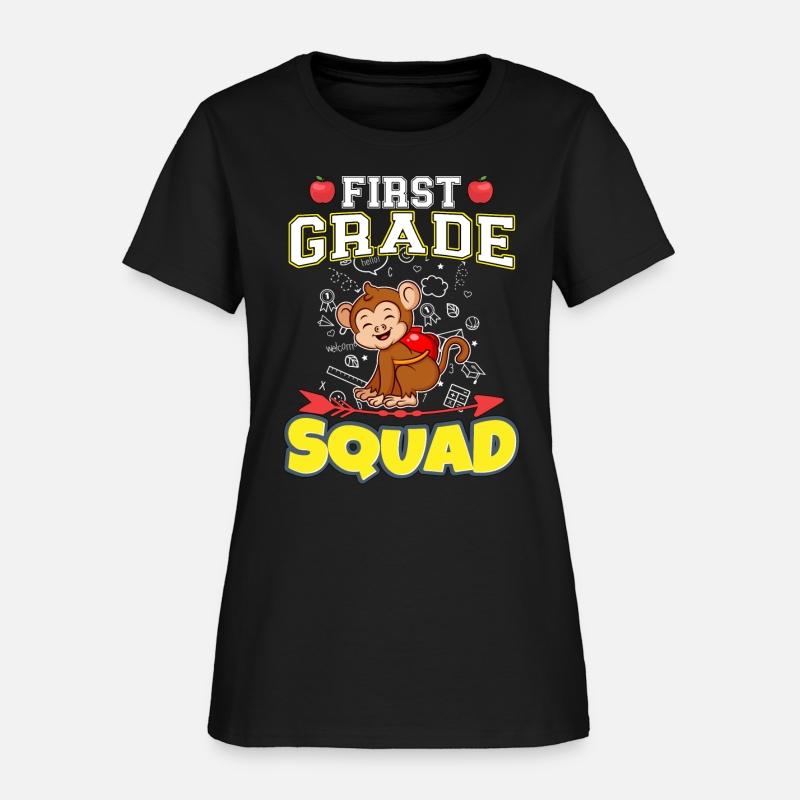 First Grade Squad Funny Elementary Primary School