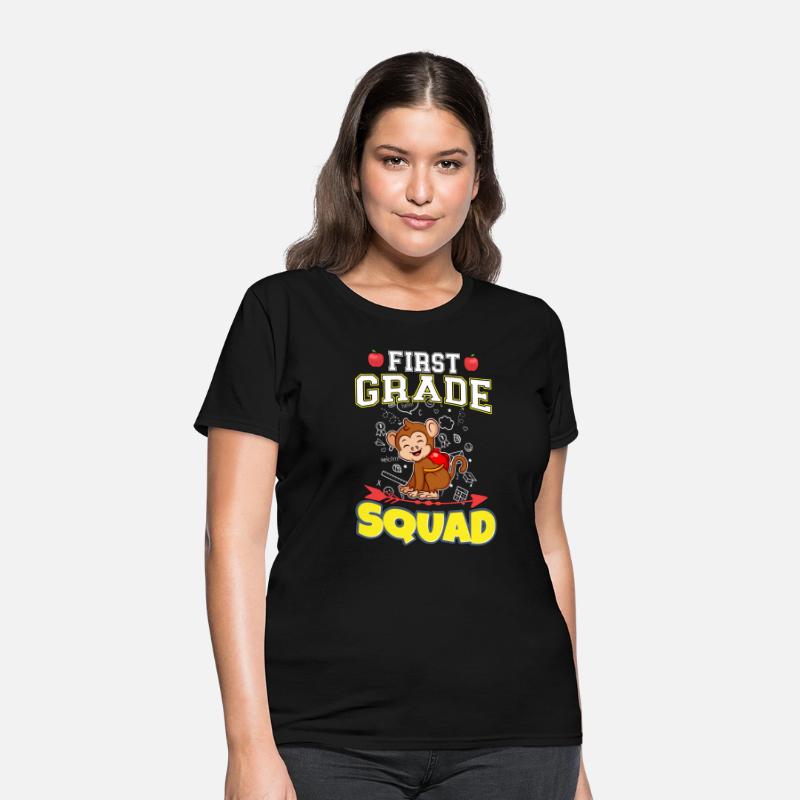 First Grade Squad Funny Elementary Primary School