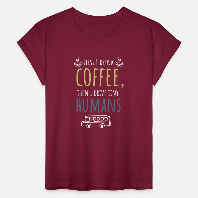 First I Drink Coffee Then I Teach Tiny Humans Happ